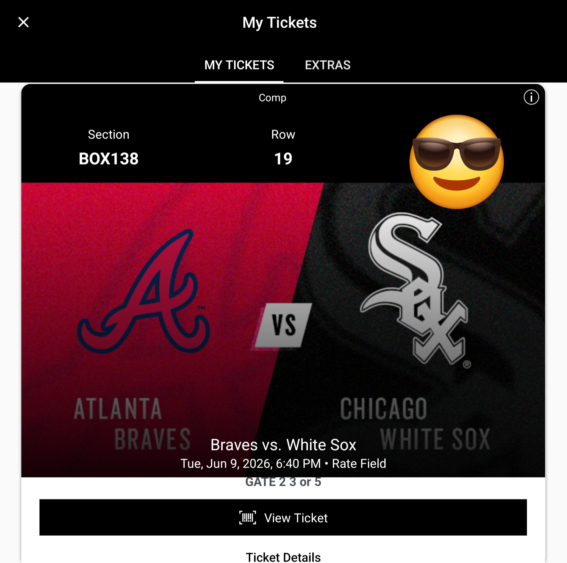 i Bu-yyy Chicago White Sox Tuesday June 9th Tickets Section 138 - photo 3