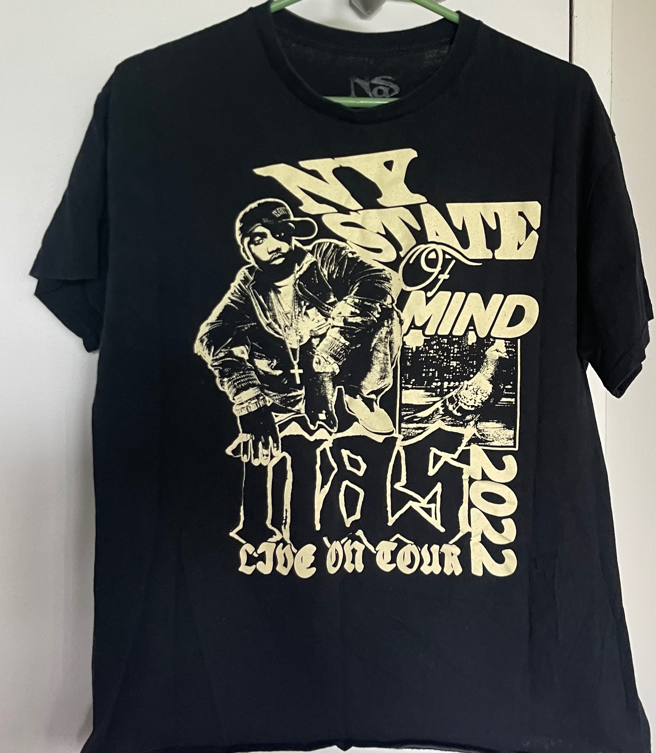 Nas 2022 N.Y. State of Mind Tour Shirt - Concert Merch (Size L) - photo 3
