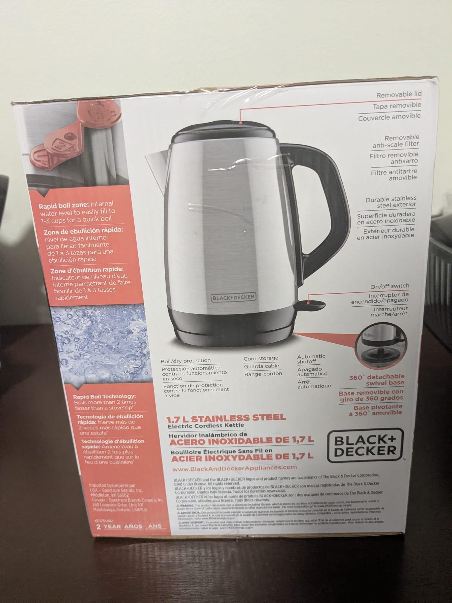 BLACK+DECKER  Electric Kettle - photo 3