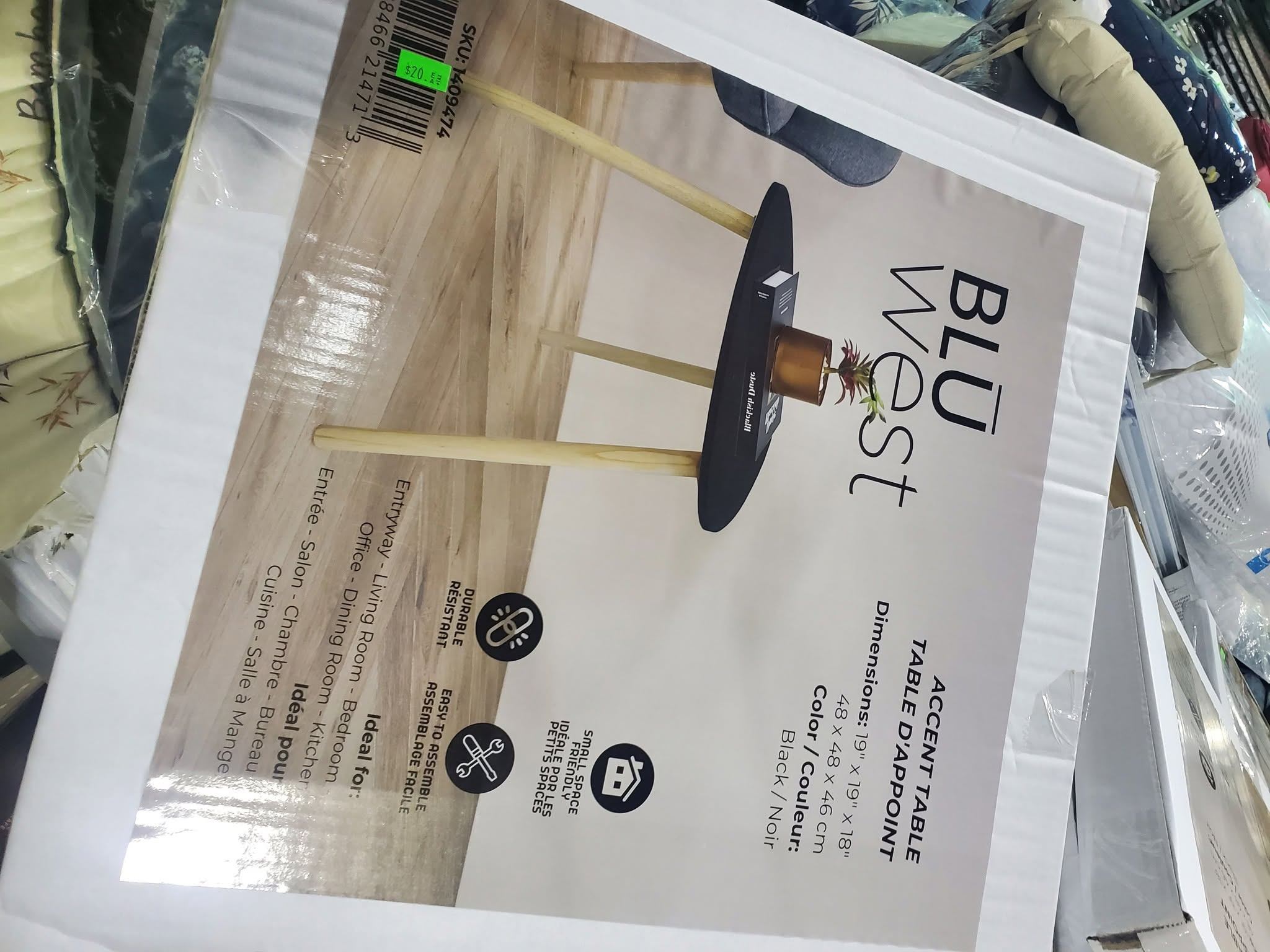 Blue West Accent Table – Modern & Stylish - photo 2