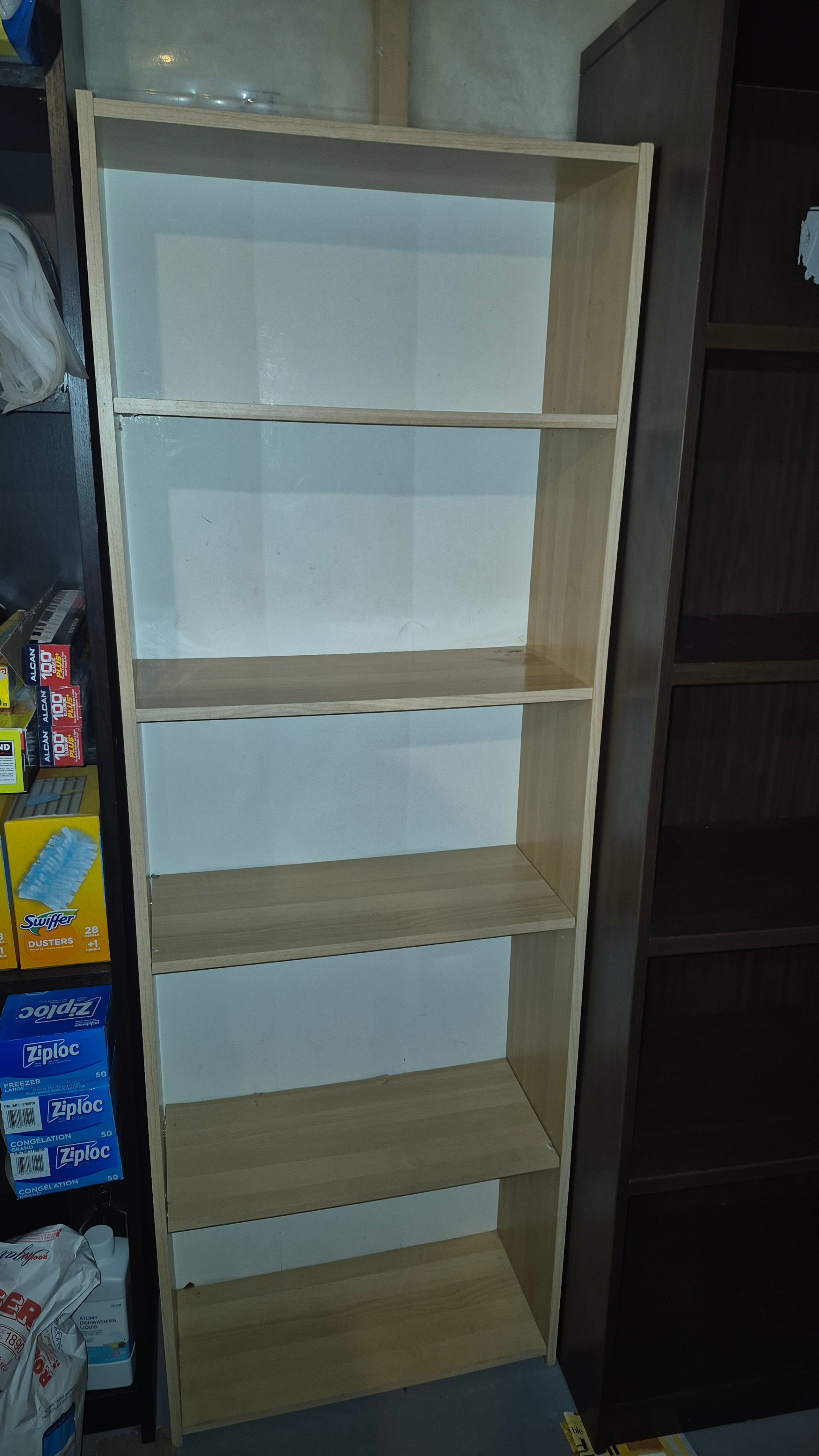 IKEA Light Wood 5-Shelf Bookshelf - photo 2