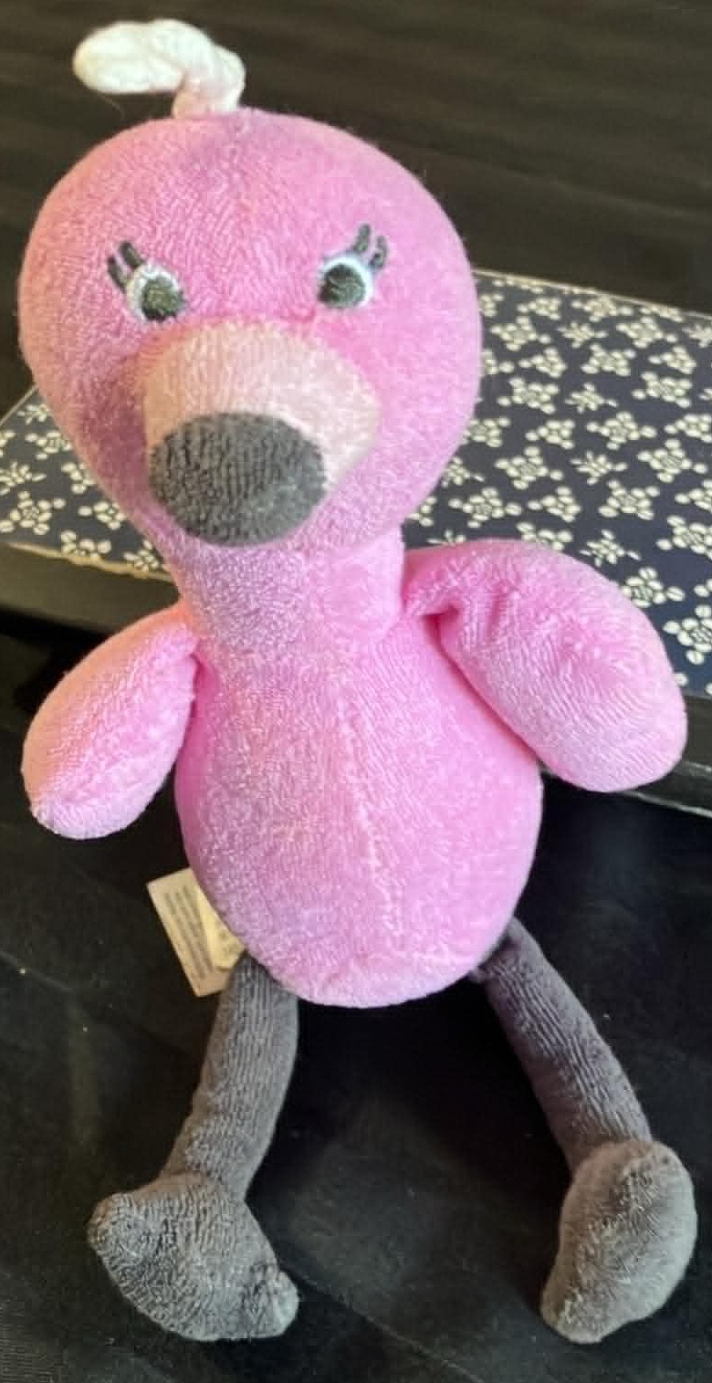 Carters Bright Pink Flamingo Plush - 11 Inches