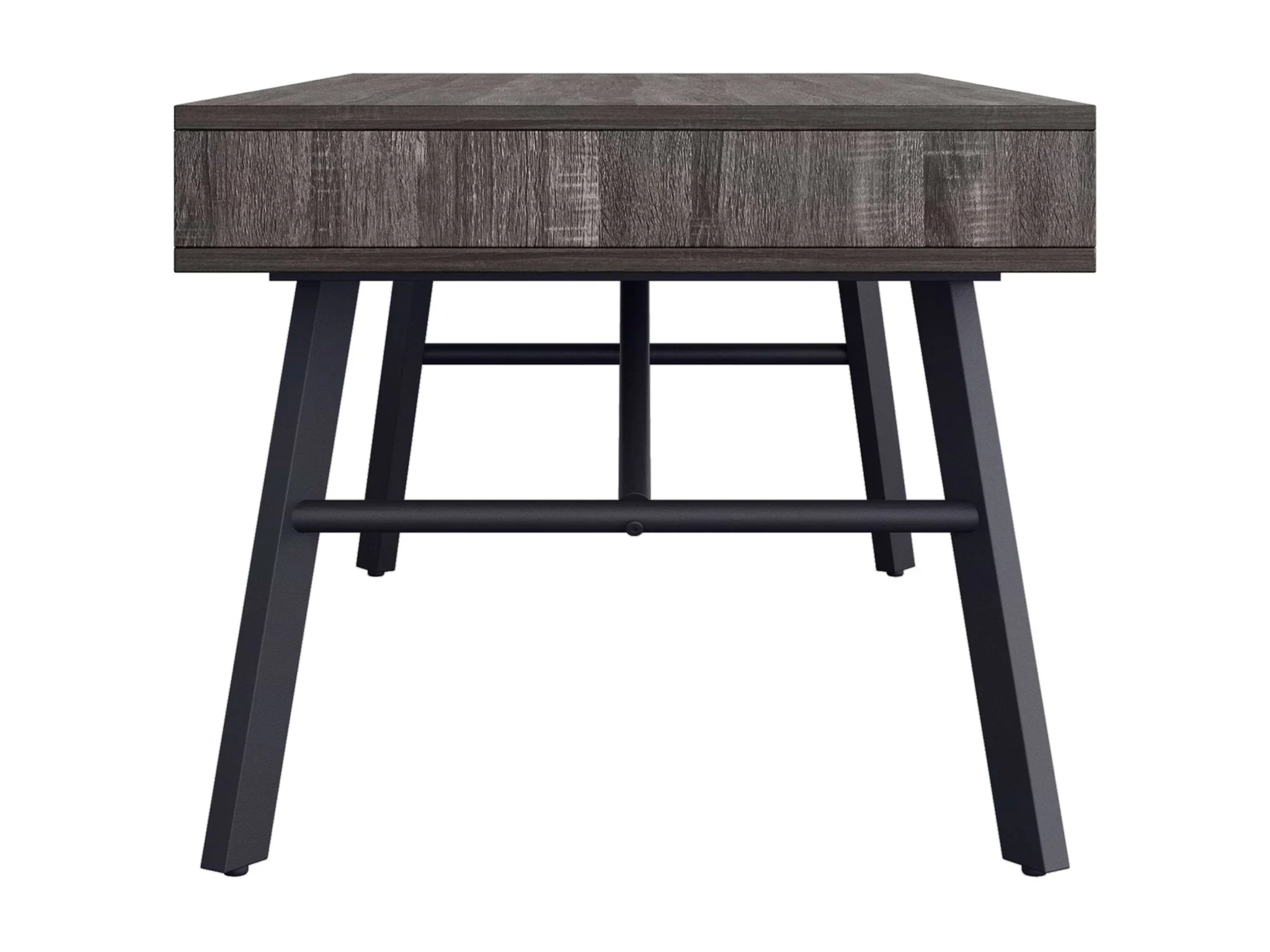 New Grey Coffee Table with Storage Drawer | Rustic Wood Finish - photo 3