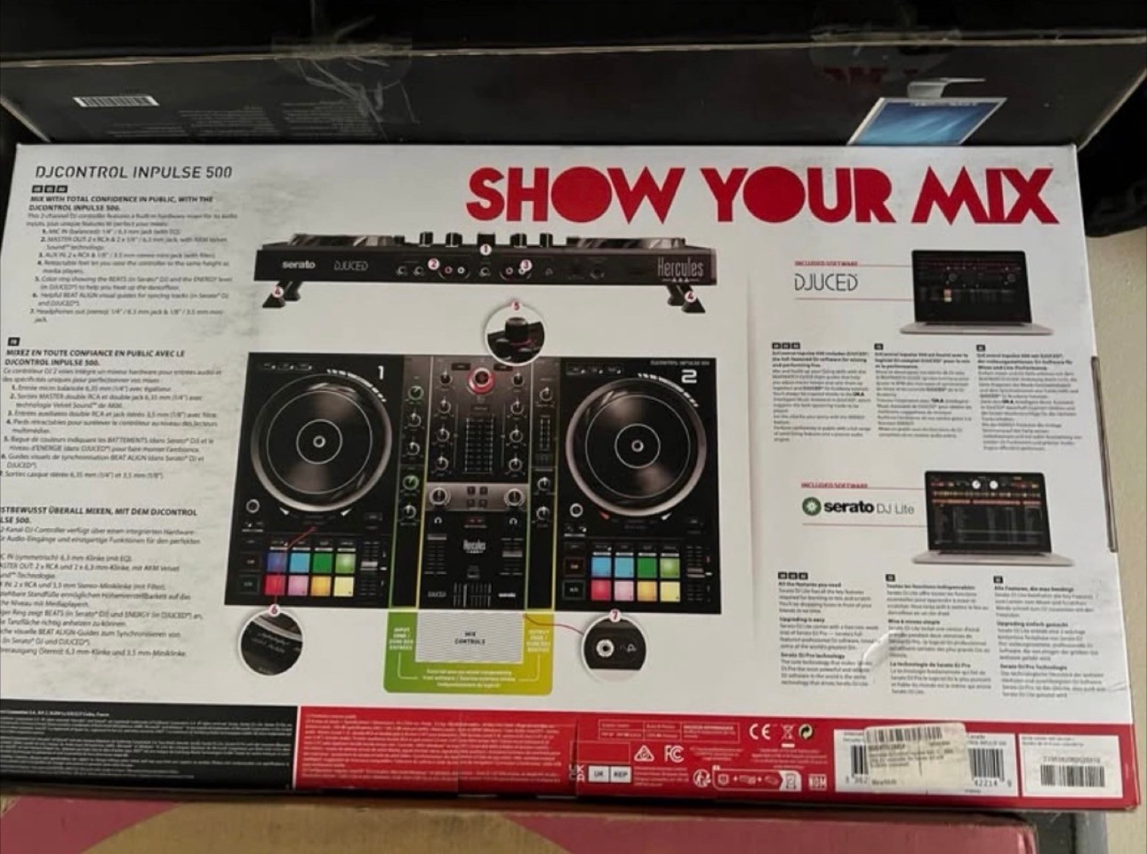 Hercules DJControl Inpulse 500 DJ Controller - photo 3