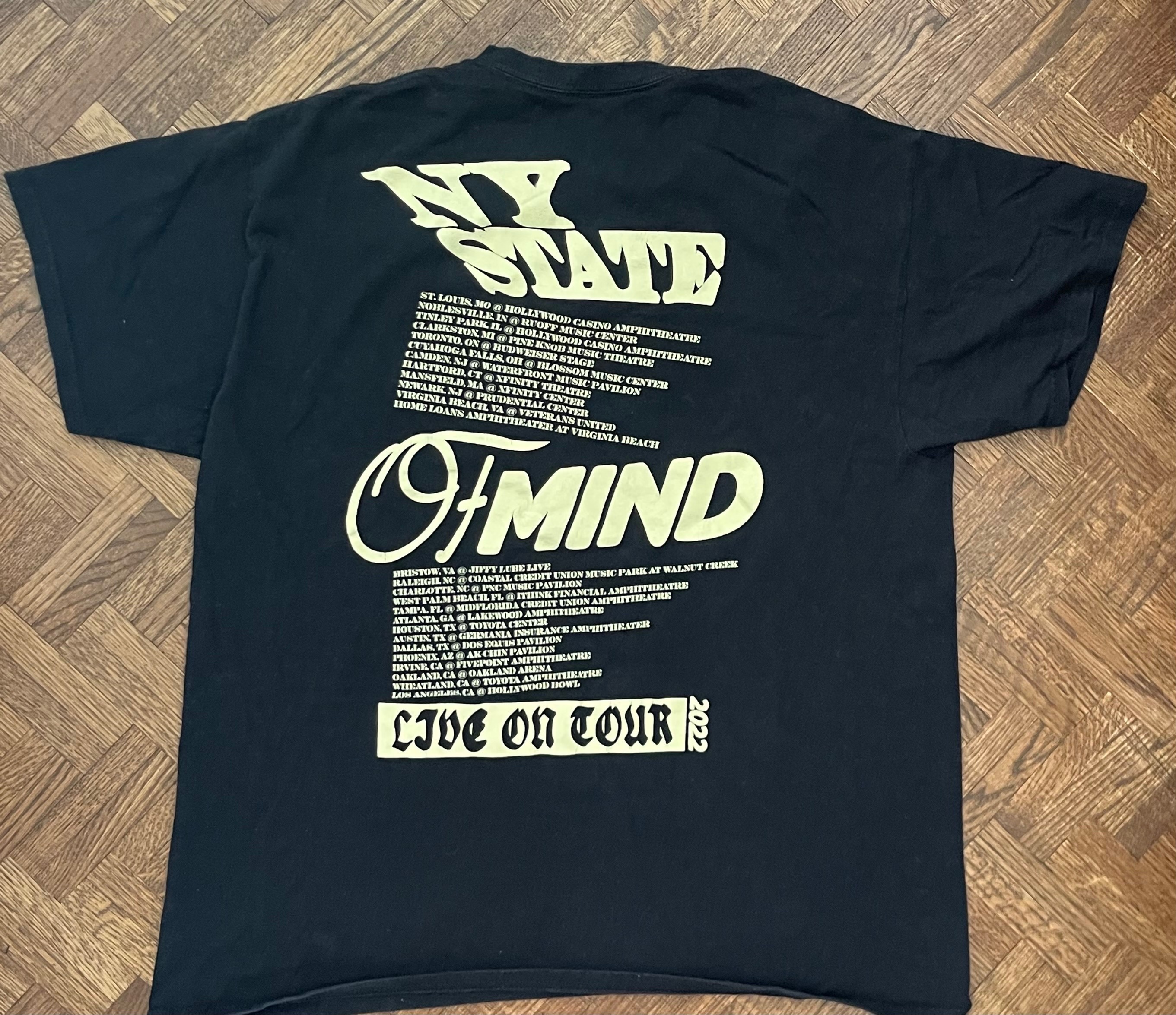 Nas 2022 N.Y. State of Mind Tour Shirt - Concert Merch (Size L) - photo 2