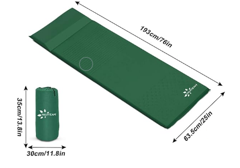 self-inflating sleeping pad