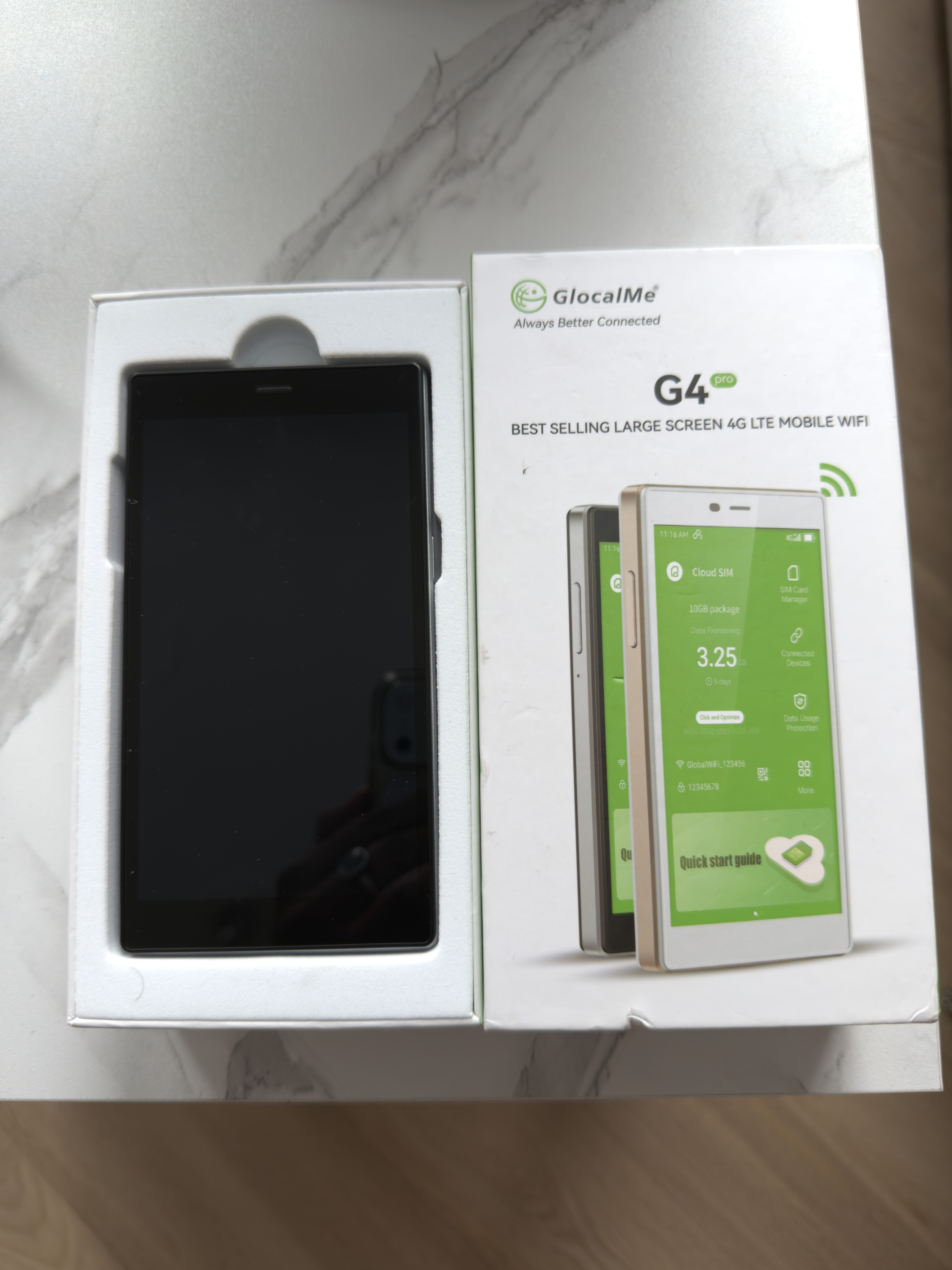 GlocalMe G4 Pro 4G LTE Global Pocket Wi-Fi Hotspot