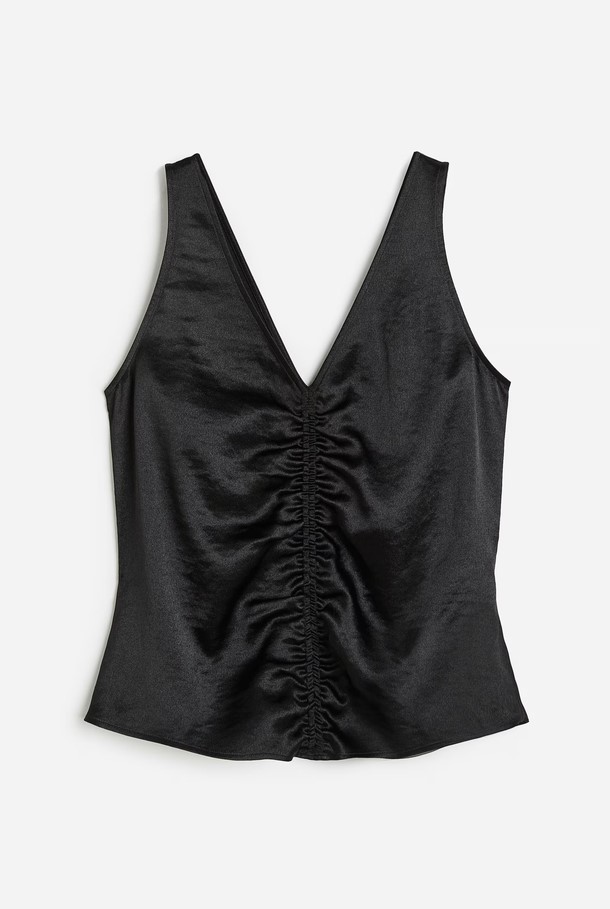Women's Ruched satin top