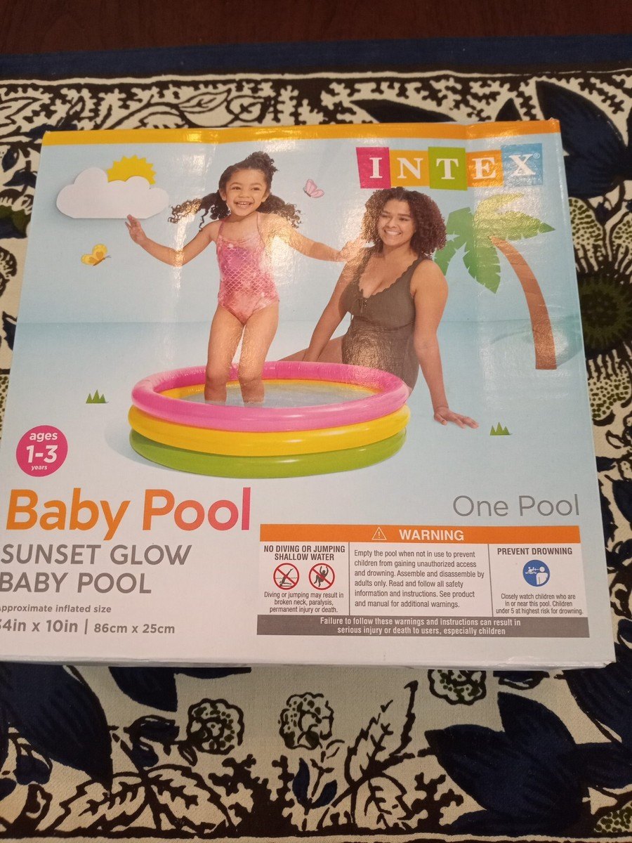 New Intex Sunset Glow Inflatable Baby Pool - photo 2
