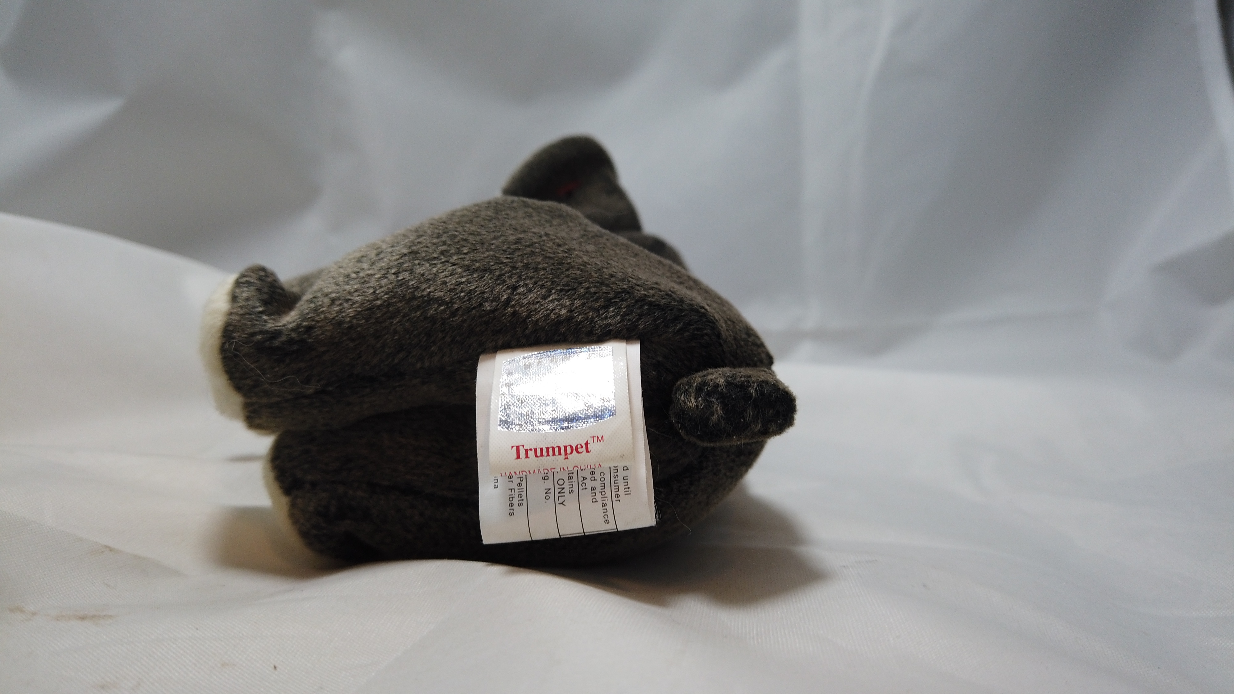Ty Beanie Baby Trumpet the Elephant 2000 Grey Plush ~8.5" w/ Tag - photo 3