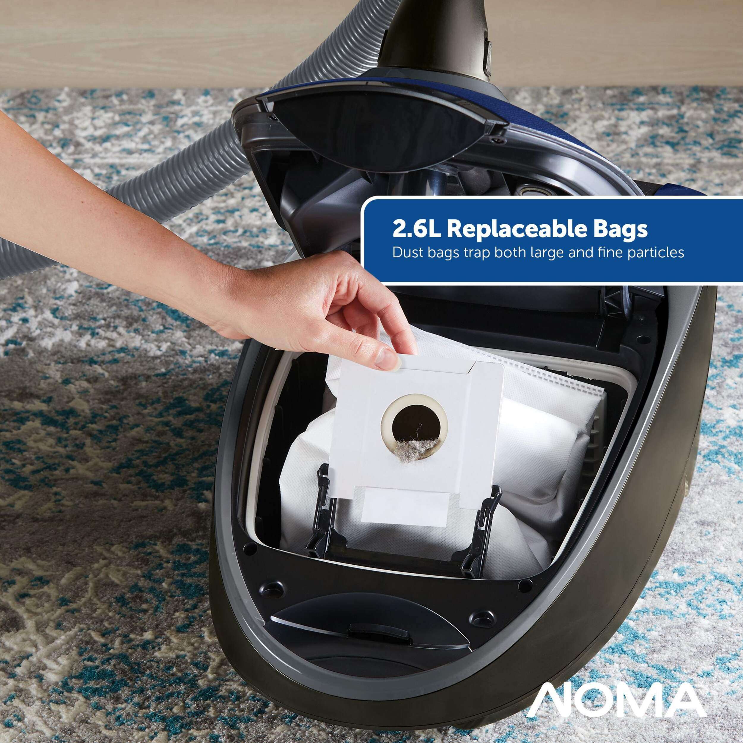 NOMA SurfaceElite Multi-Surface Bagged Corded Canister Vacuum - photo 5