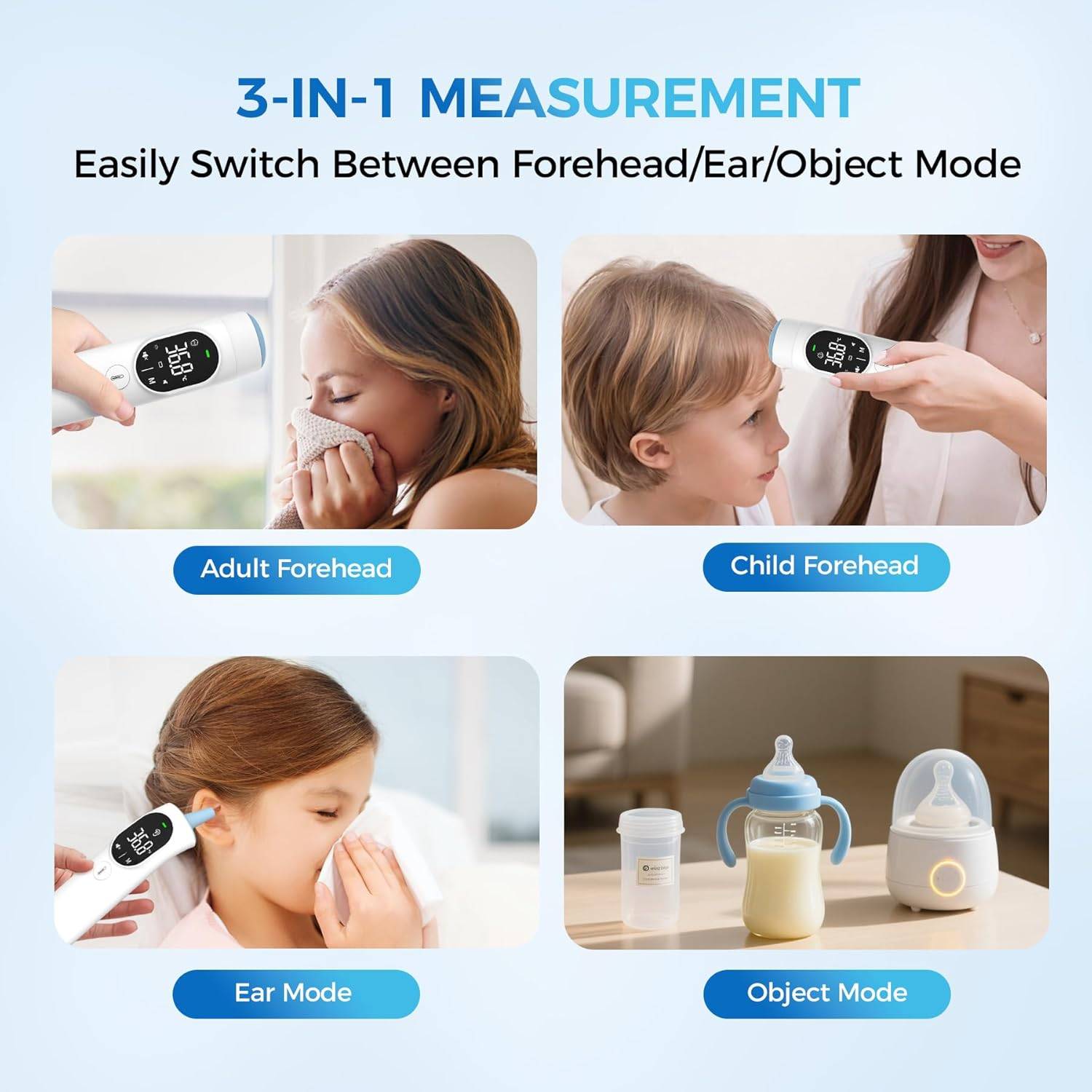 Keanor Forehead and Ear Thermometer - photo 3