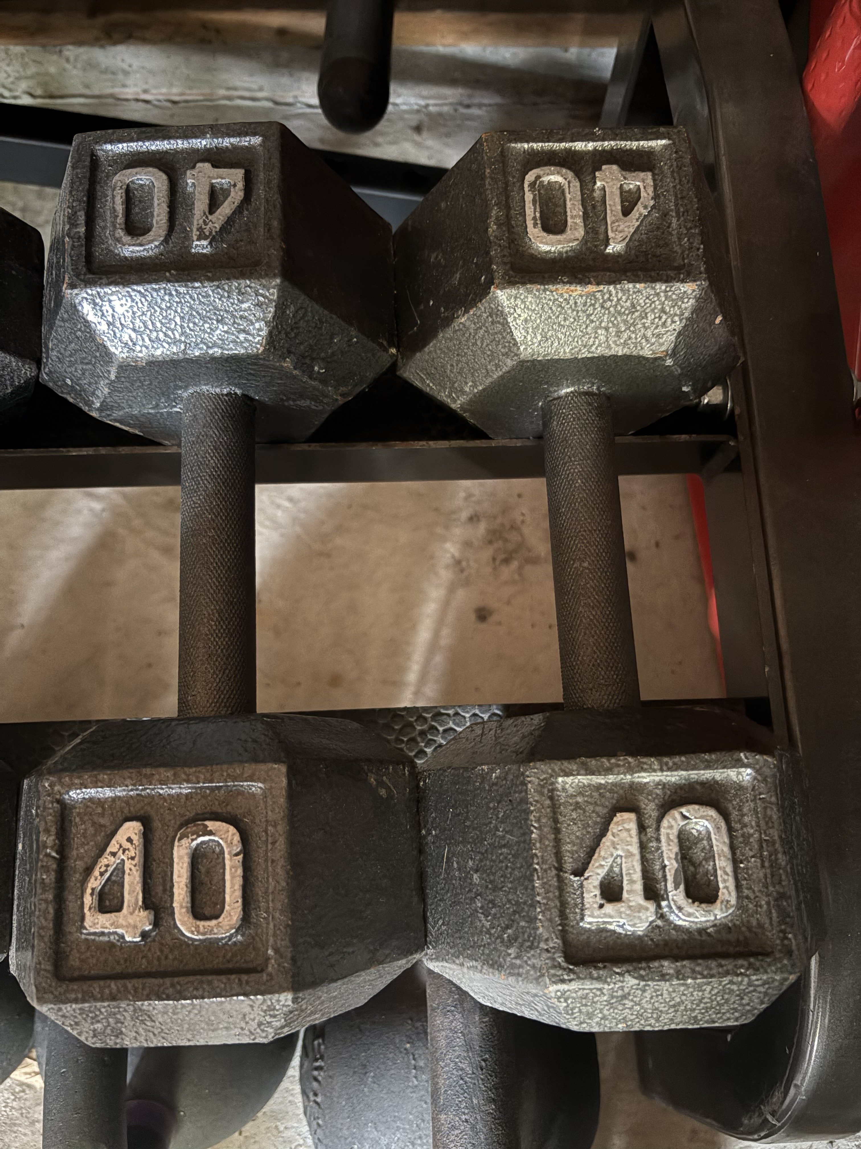 40lb Chrome Dumbbells (Pair)