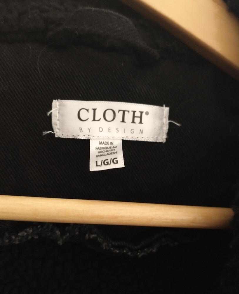 Denim and Faux-Shearling Long Coat - Unworn - photo 2
