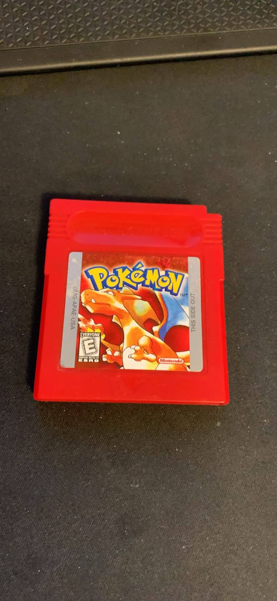 Pokémon Red Version Game Boy Cartridge