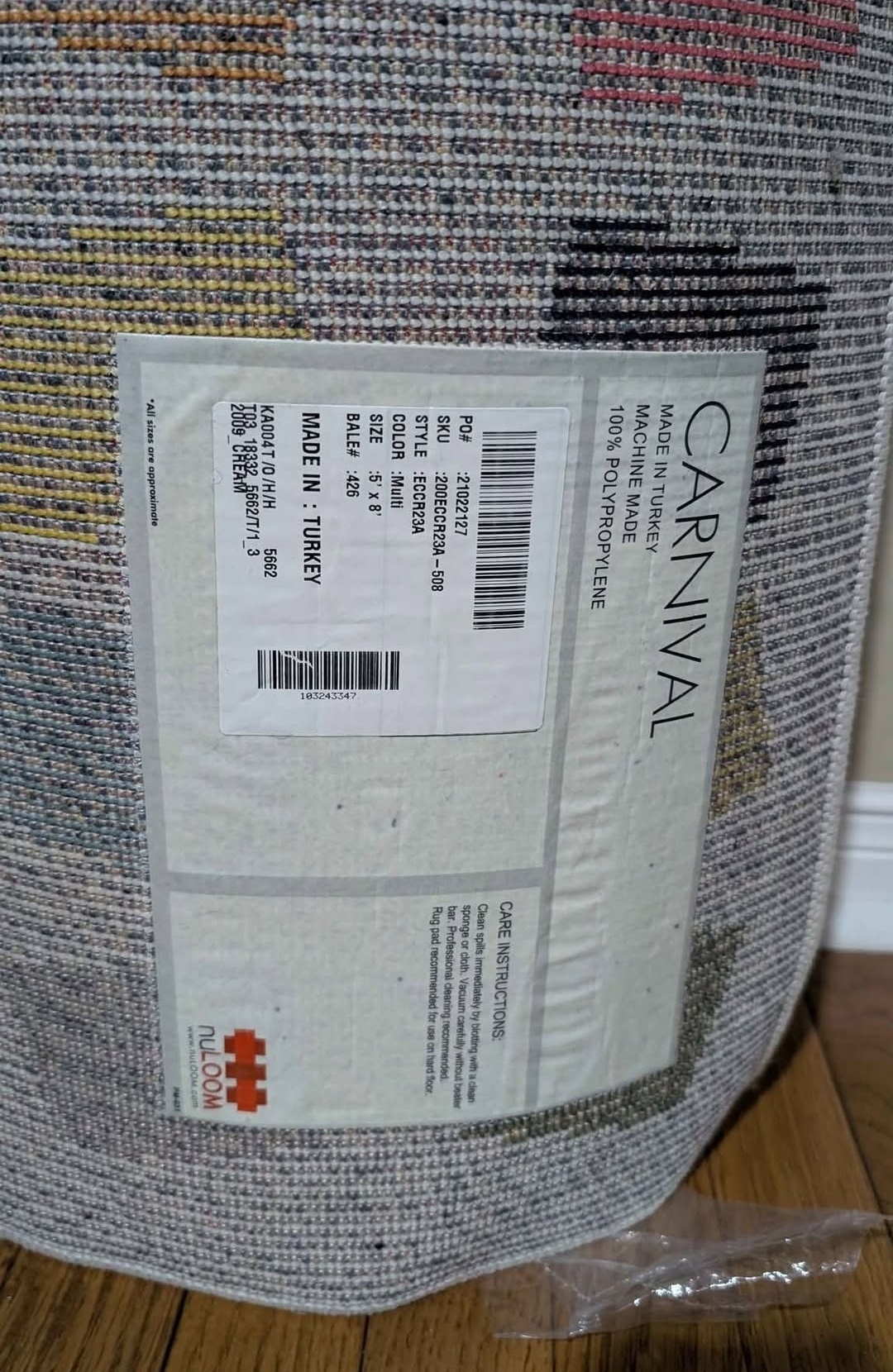 BRAND NEW NuLOOM 5'x8' Carnival Multi-Color Diamond Rug - photo 5