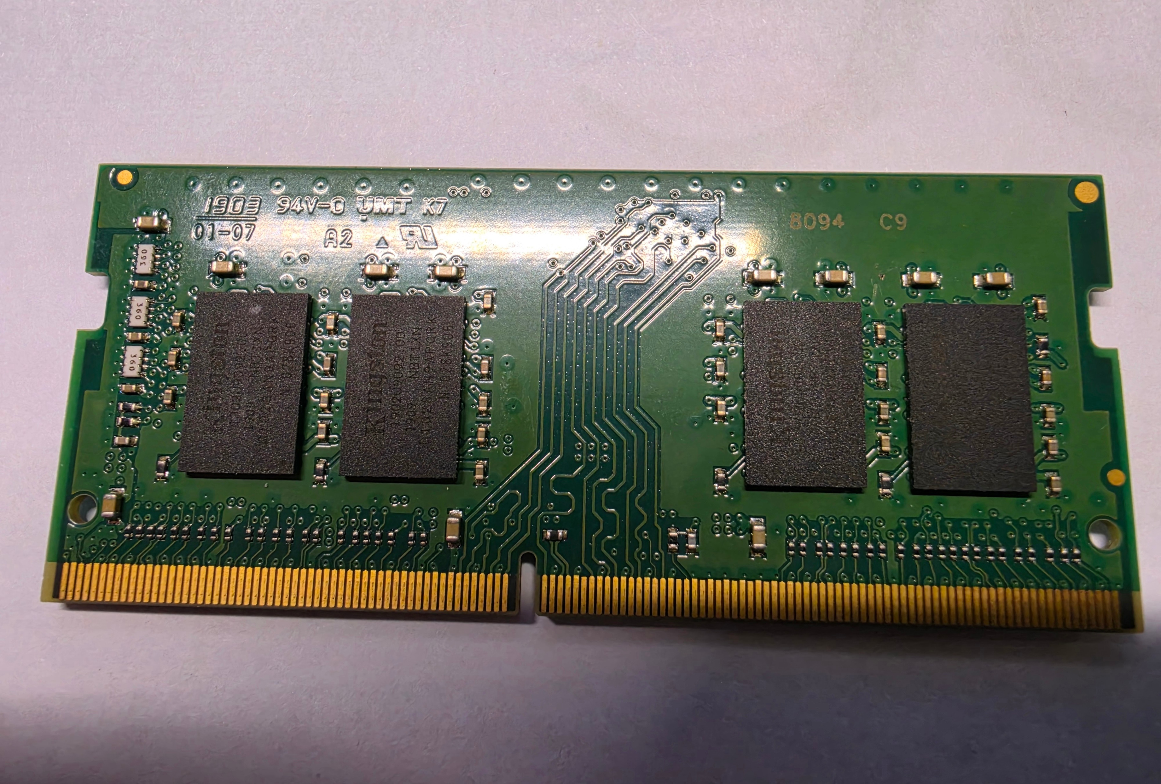 Kingston 8GB DDR4 2400MHz Laptop RAM SODIMM PC4 – Used - photo 2