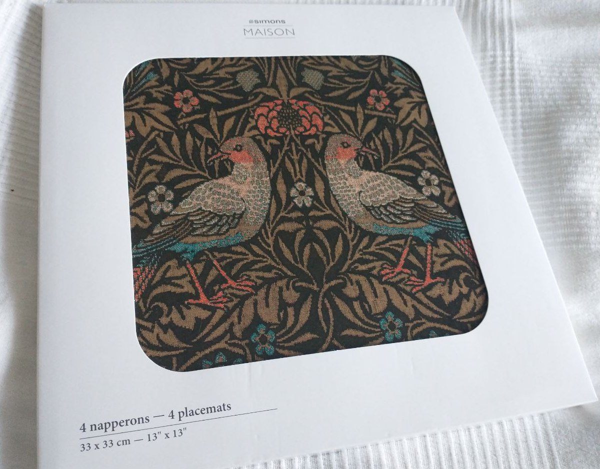 Birds Tapestry - Placemats Set (4) - Simons - New