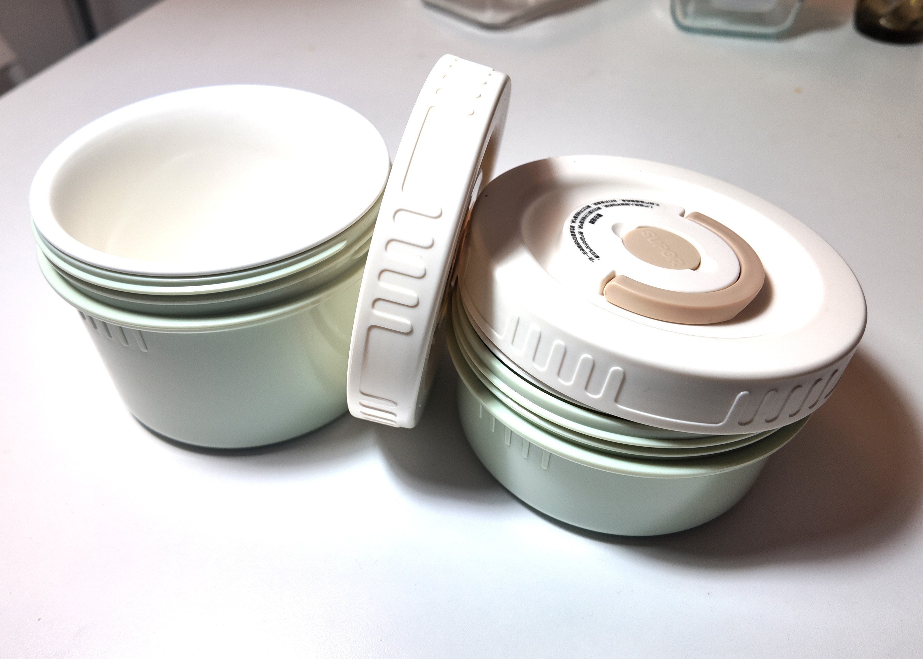 Insulated lunch box microwaveable ceramic bento box - photo 3