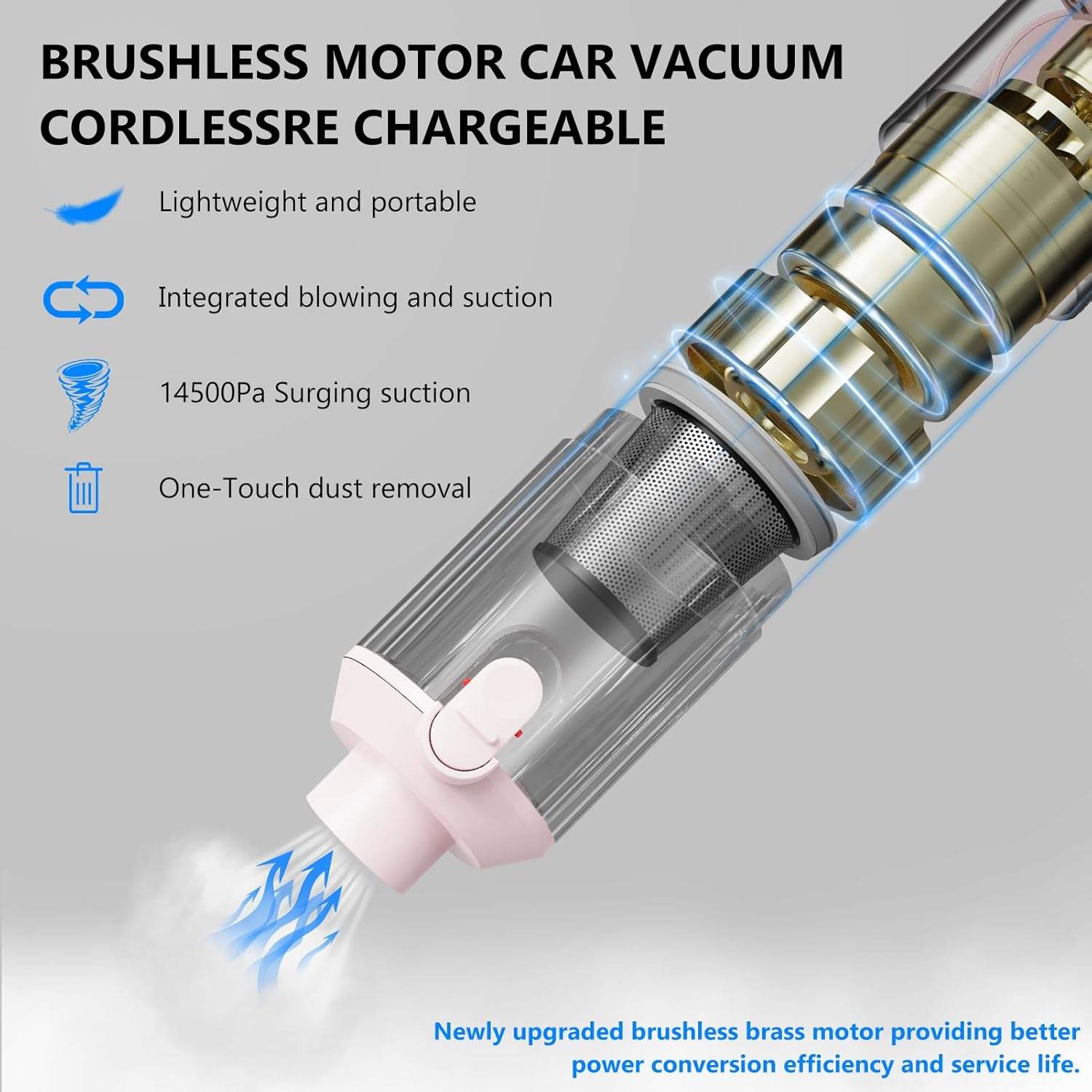 3-in-1 Portable Air Duster and Vacuum Cleaner - photo 5