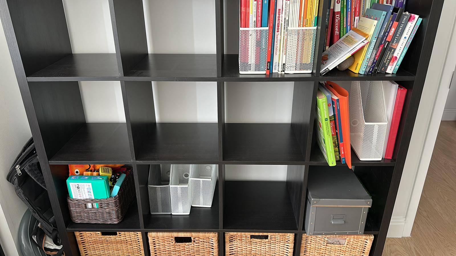 IKEA KALLAX Shelf unit, black-brown