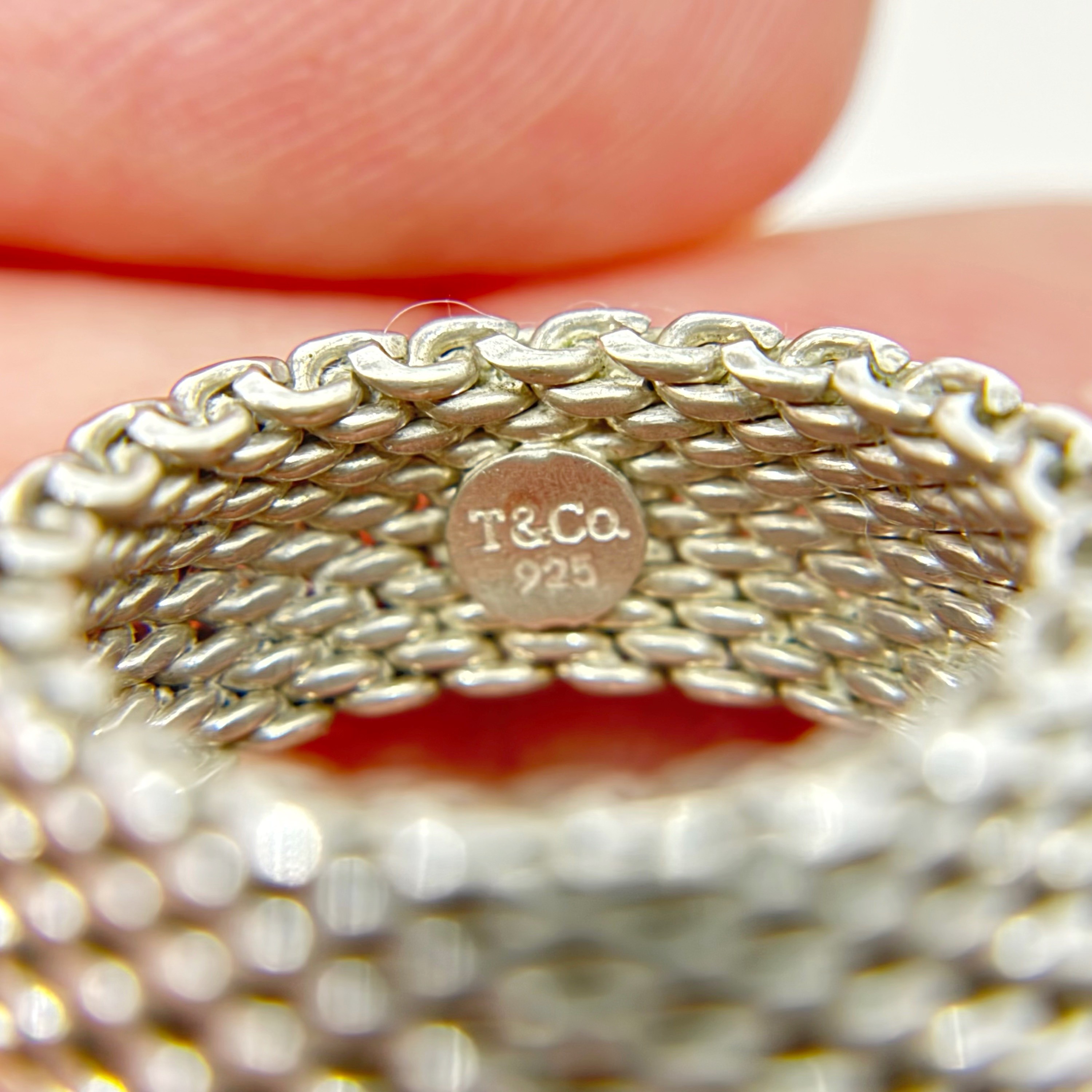Tiffany & Co sterling silver somerset ring - GM1203 - photo 4