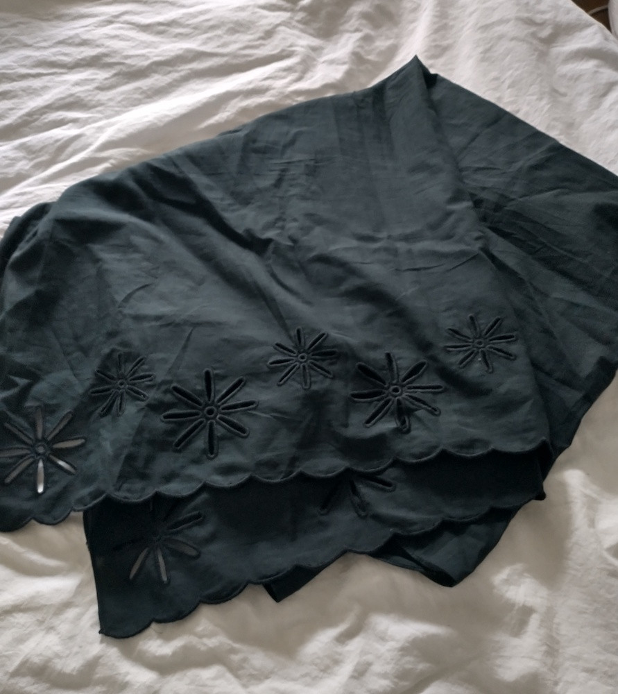 Cotton Eyelet Embroidered Scarf - GAP - New - photo 2