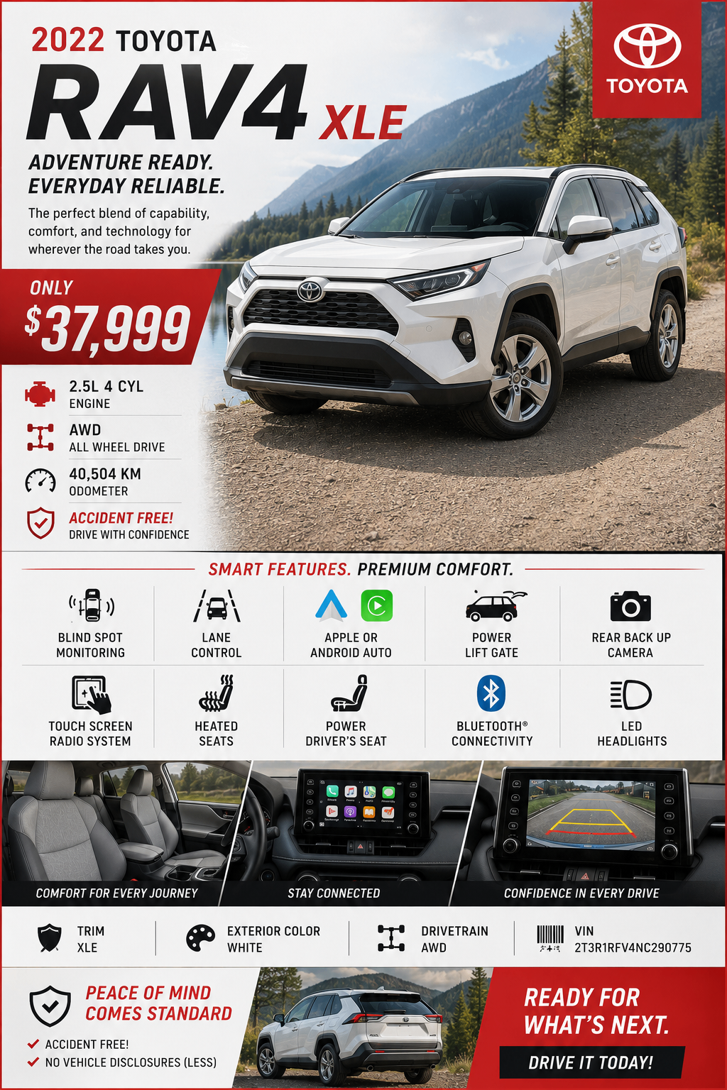 2022 Toyota RAV4 XLE AWD