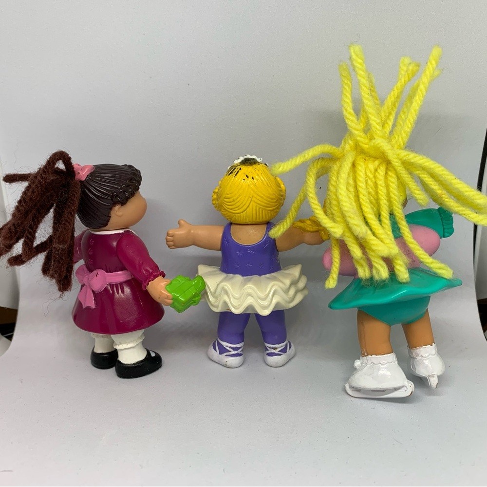 Lot of 3 Vintage 1992-94 McDonalds Cabbage Patch Toys Happy Meal