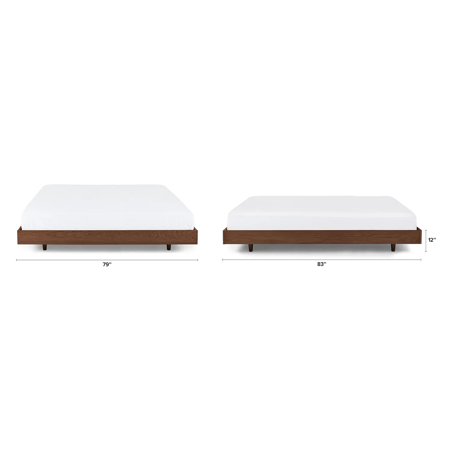 Article Basi King Bed Frame - Walnut - photo 4