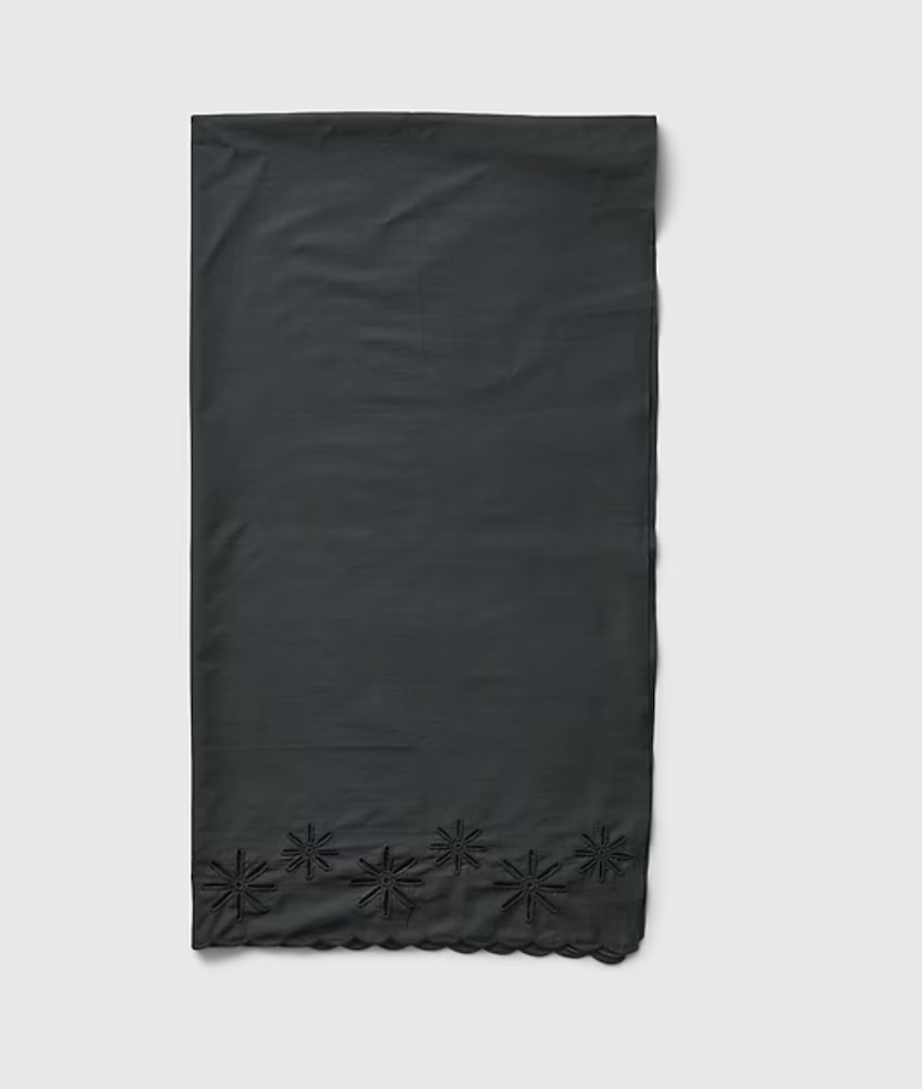 Cotton Eyelet Embroidered Scarf - GAP - New