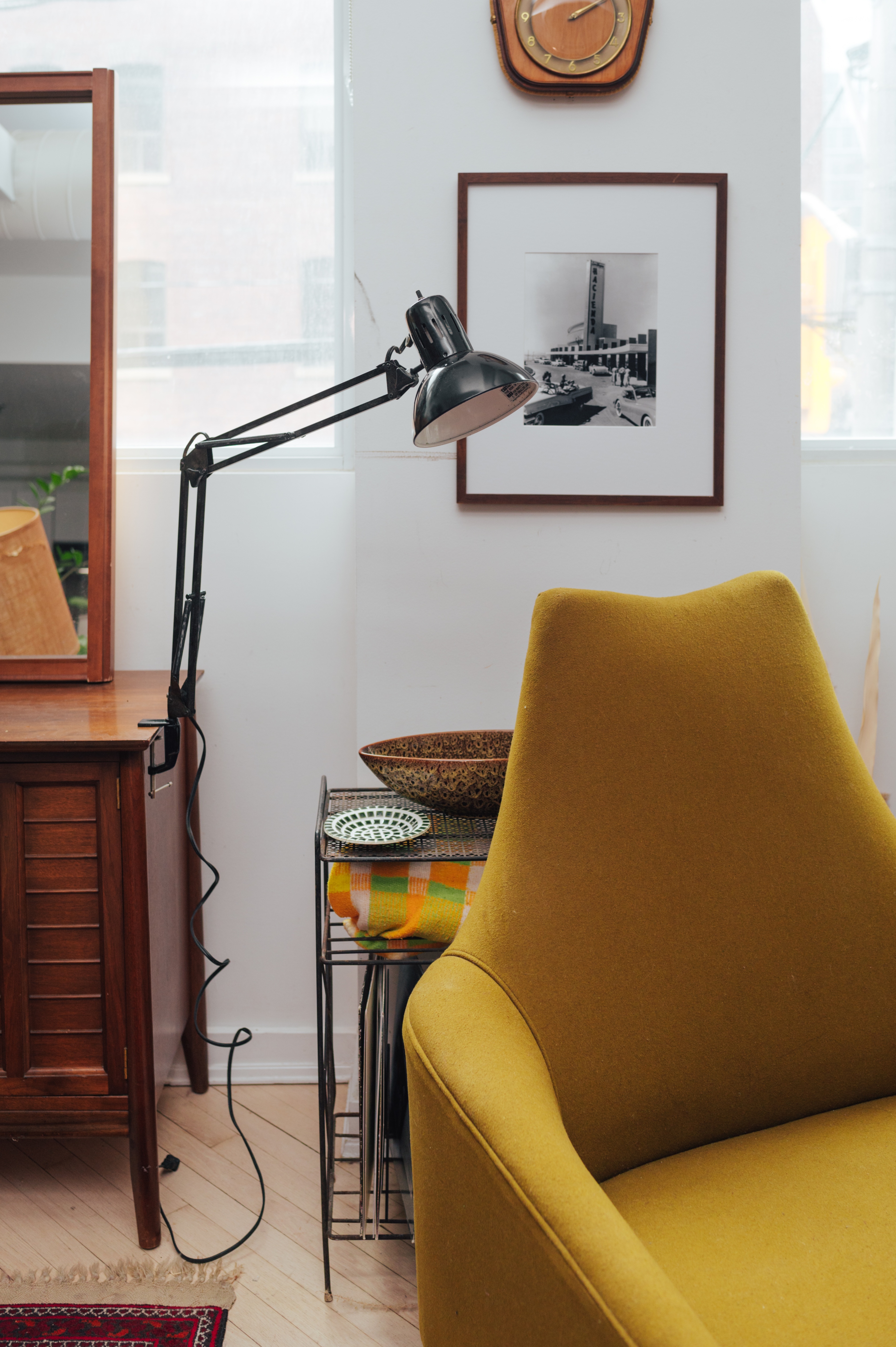 Black Industrial Architect's Task Lamp - photo 4
