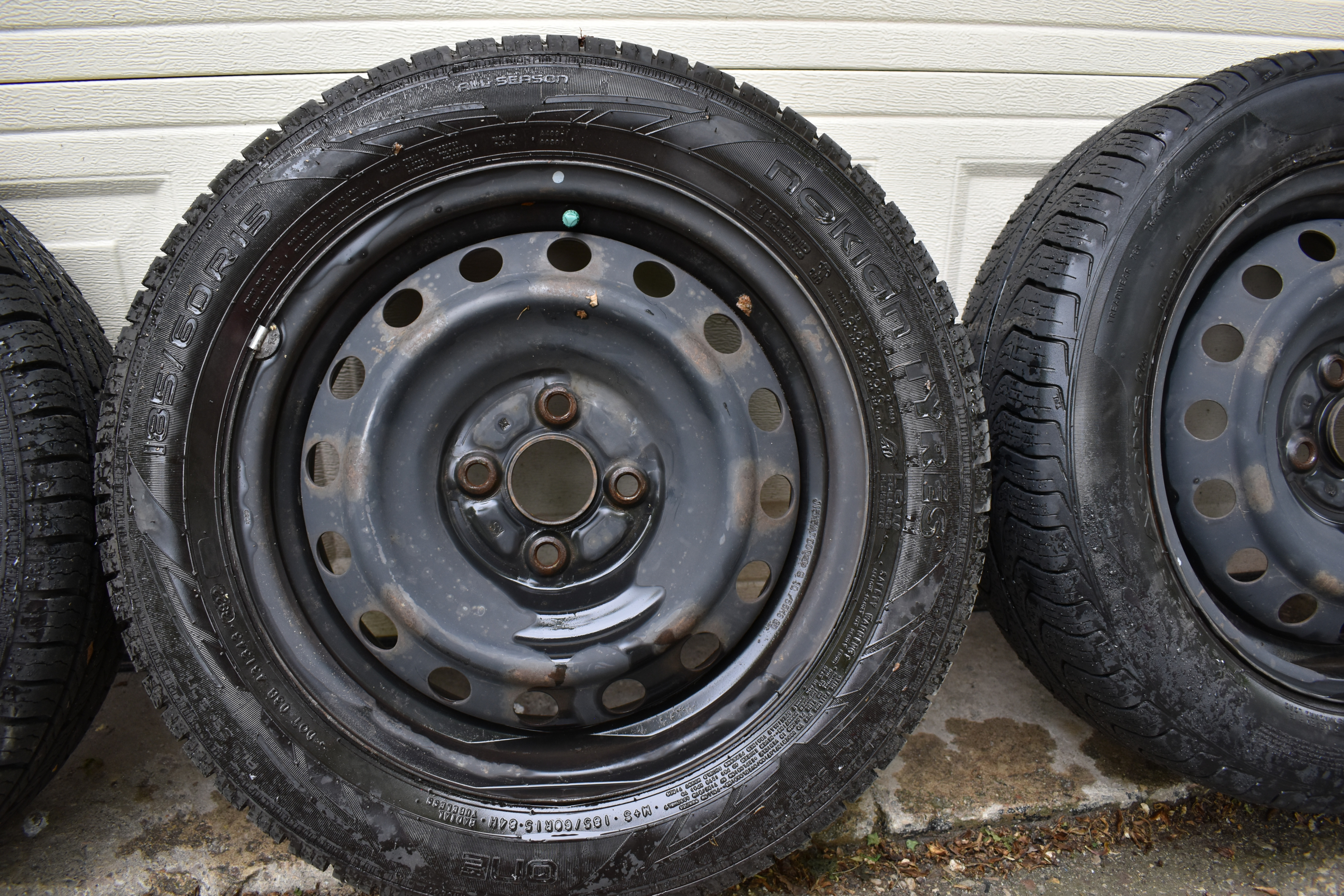 185-60 R15 Tires on 4*100 steel wheels - photo 5