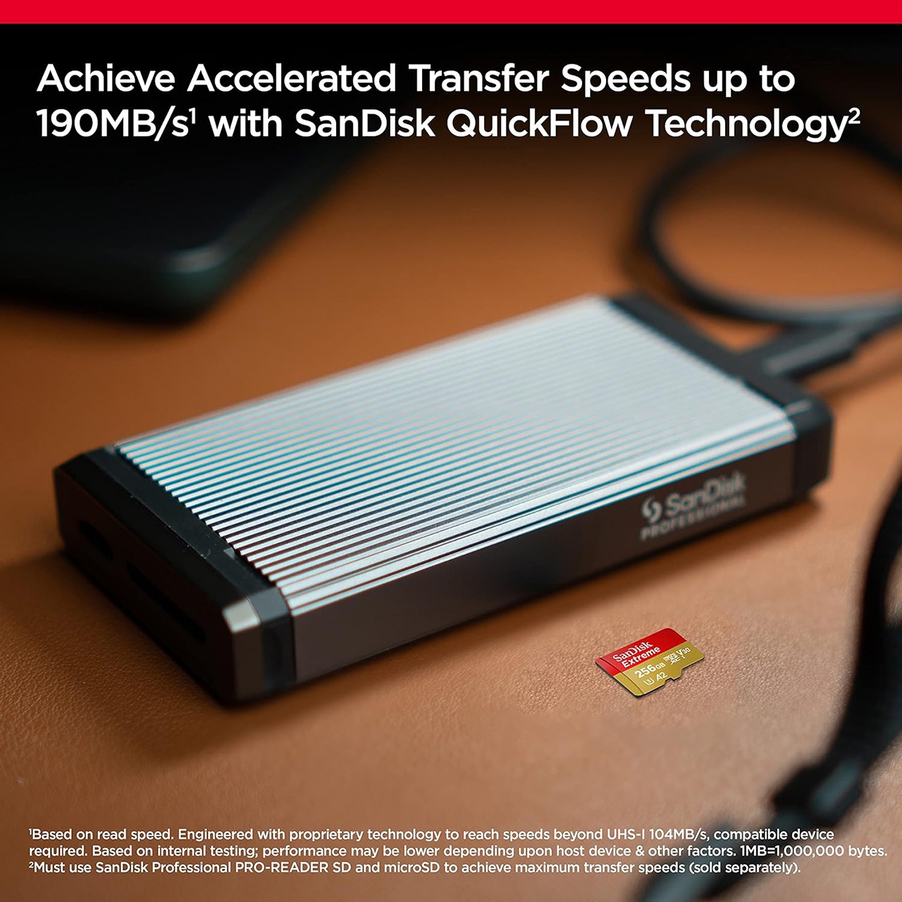 SanDisk 256GB Extreme microSDXC with Adapter | 190MB/s - photo 3