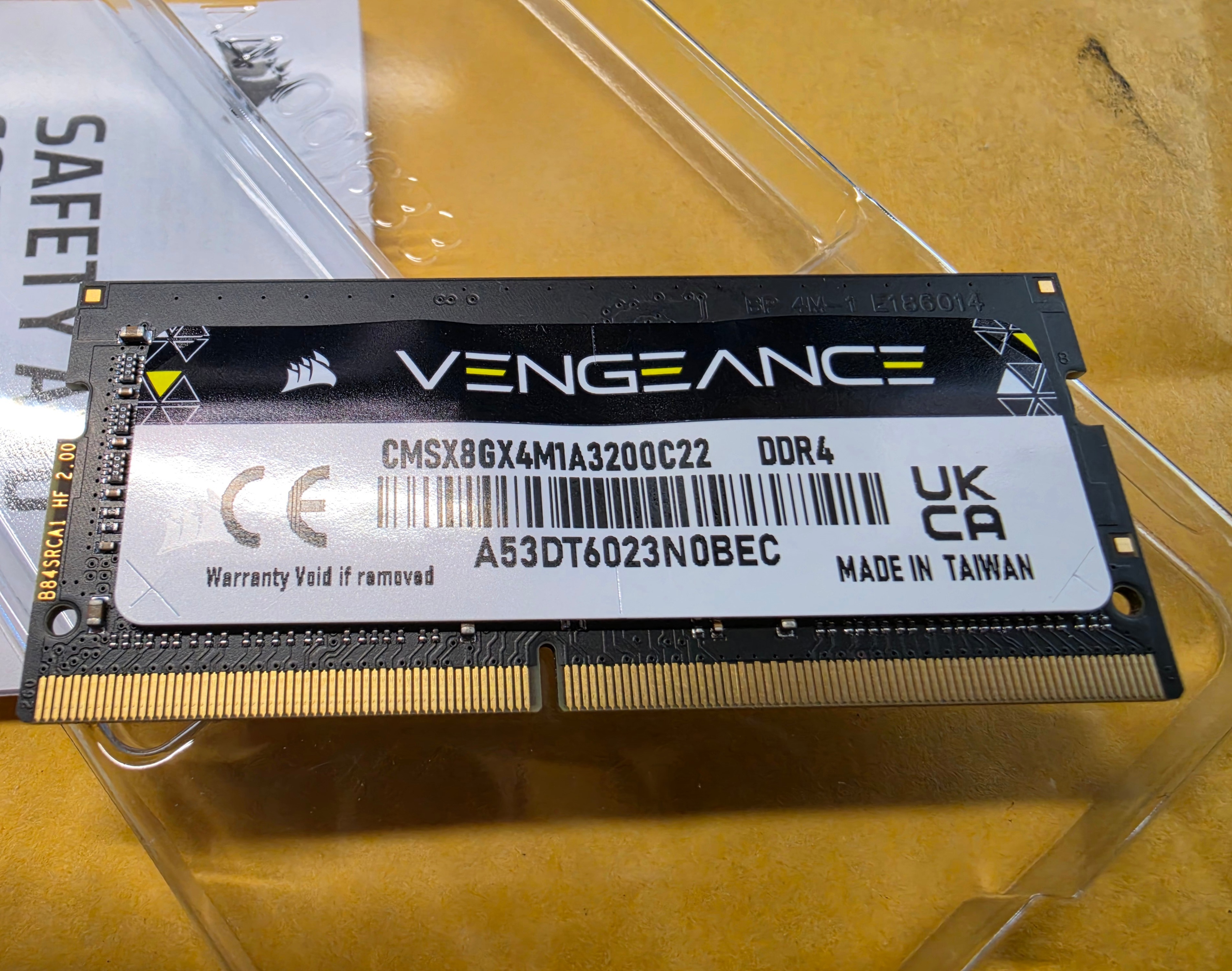 NEW | Corsair Vengeance DDR4 8GB 3200MHz Laptop Memory (SODIMM) - photo 5