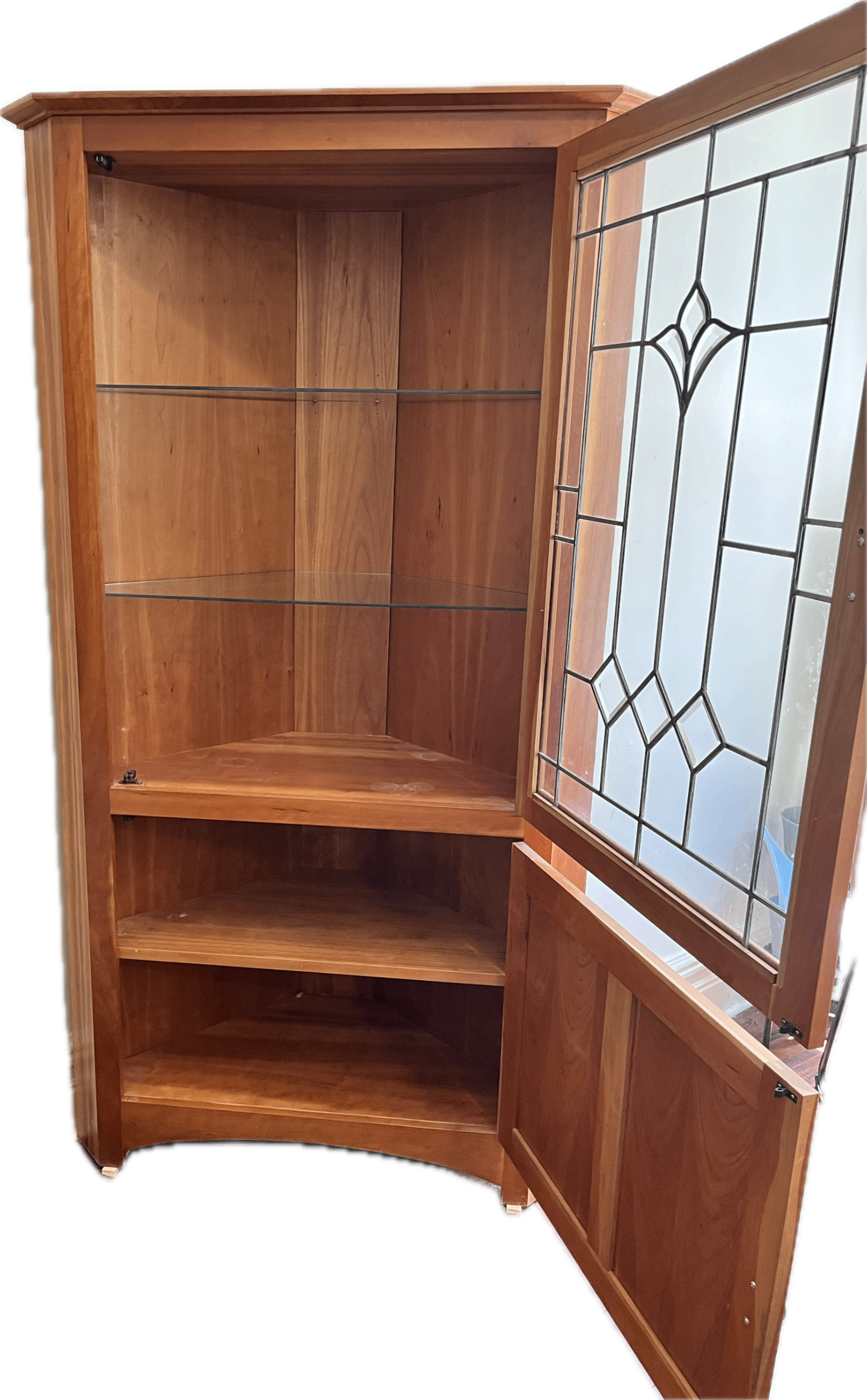 Custom corner cabinet - photo 2