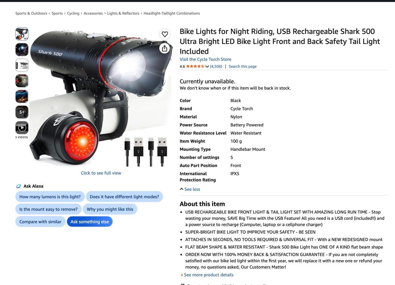 Cycle Torch (Shark 500)