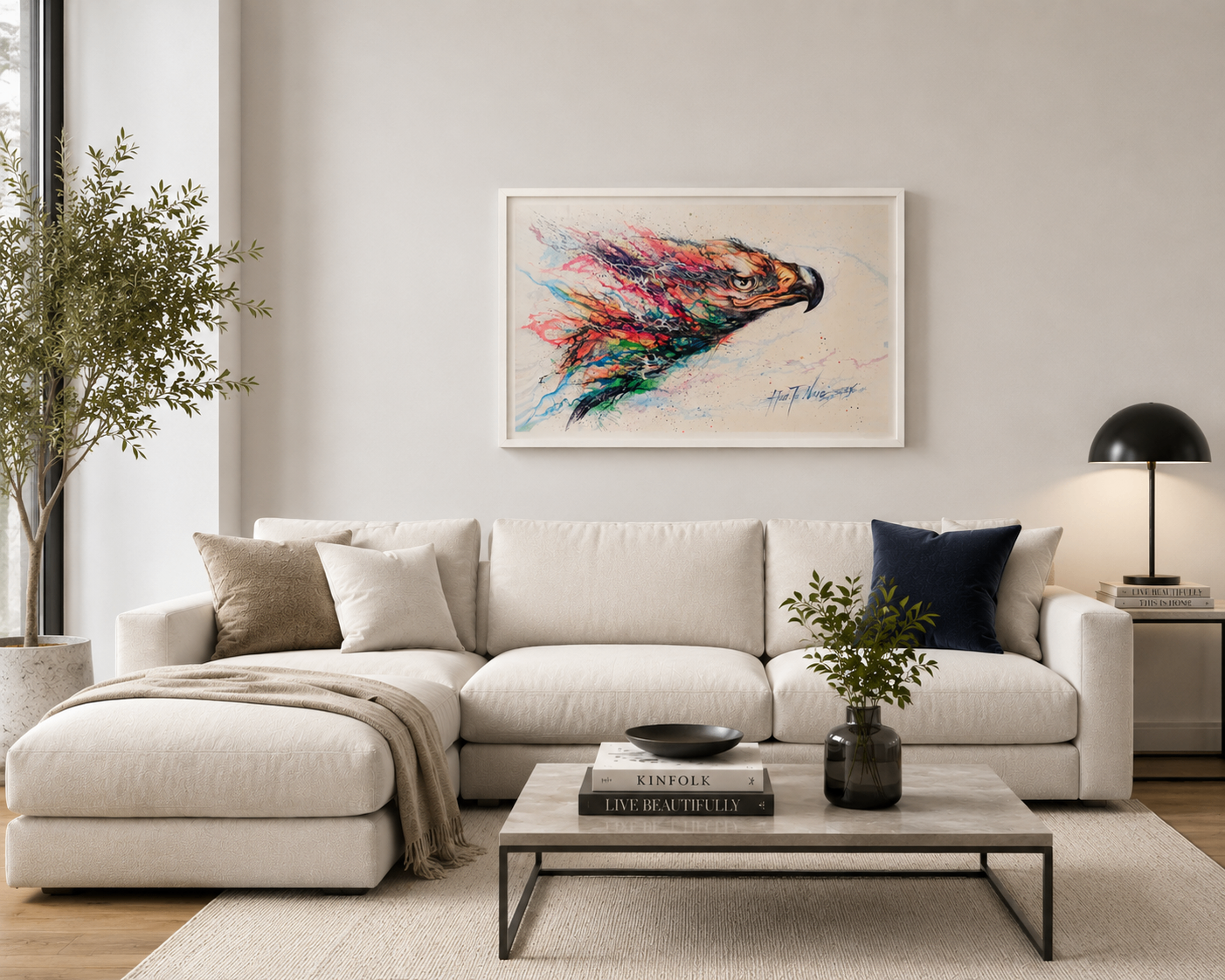 IKEA “The Eagle Is Free, Colorful And Brave” Art by Hua Tunan