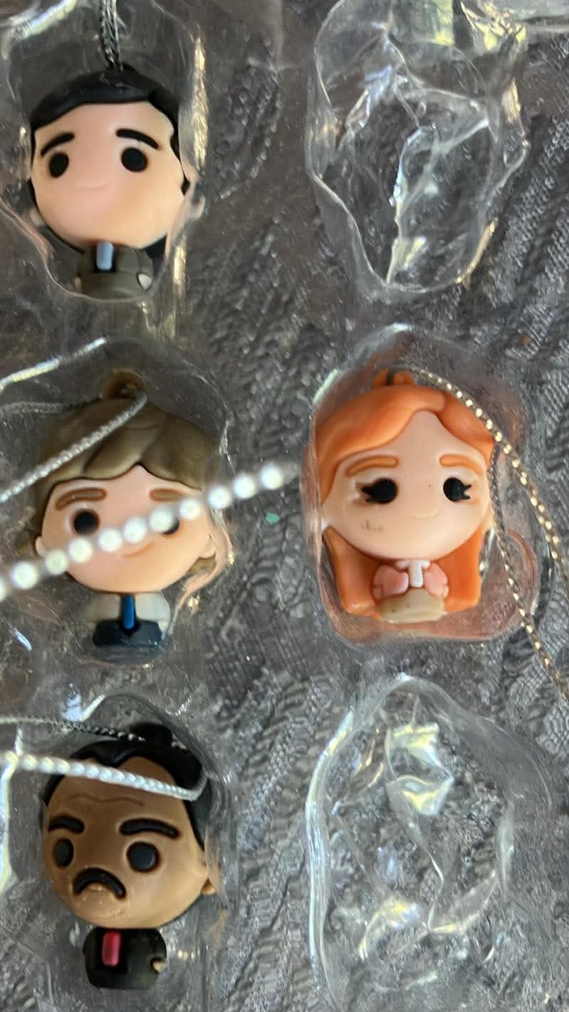 The Office Hallmark Christmas Ornament mini figurines - 1 Inch