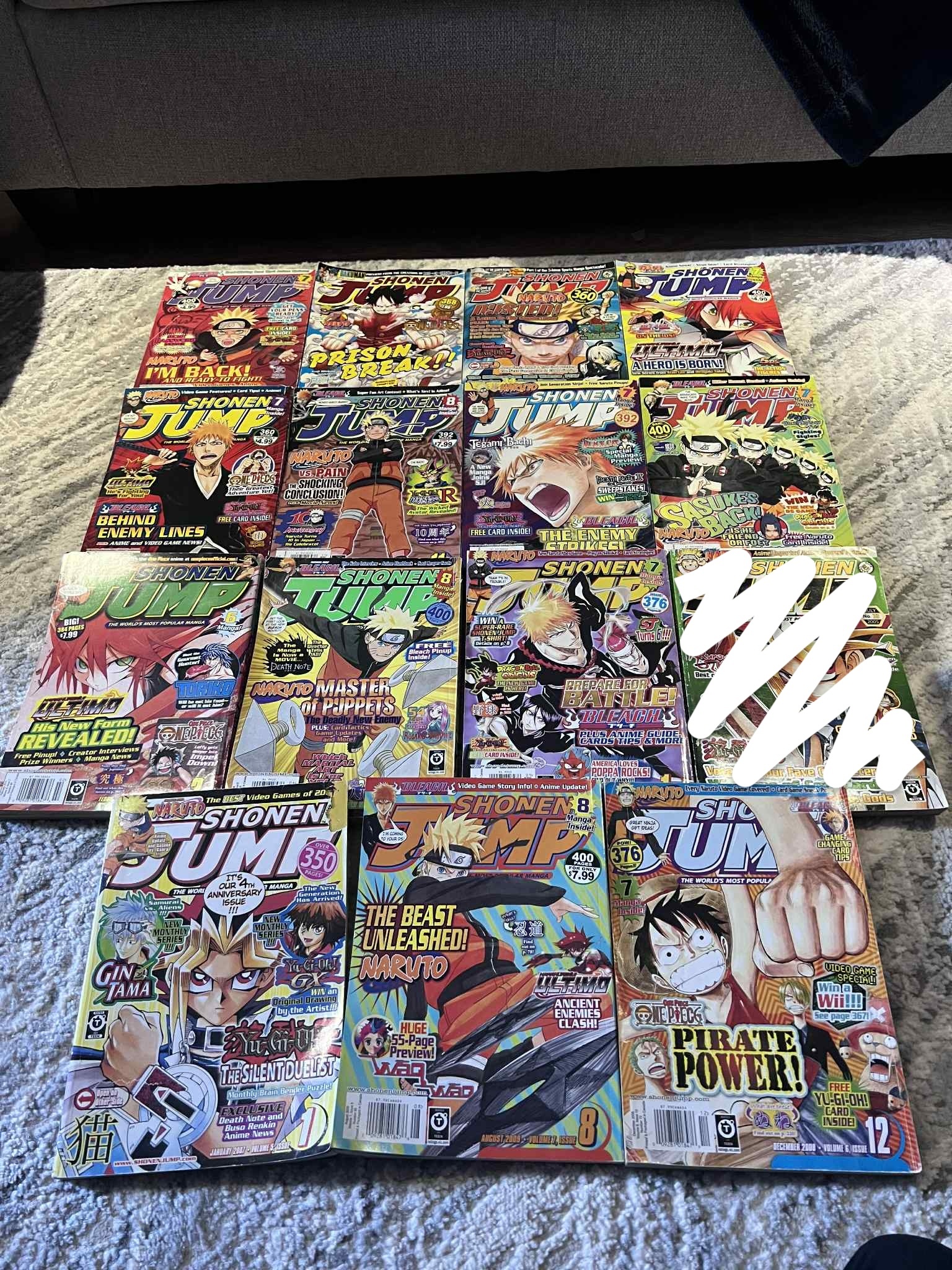 Collection of Shonen Jump Manga Magazines