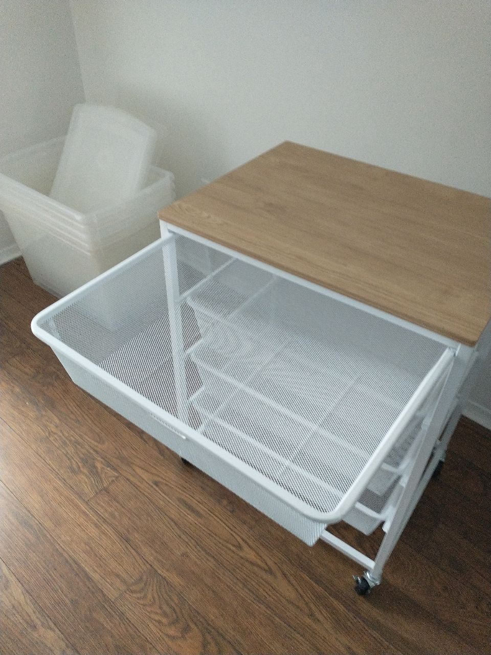 4-Drawer Storage Cart - Metal - Unused - photo 2