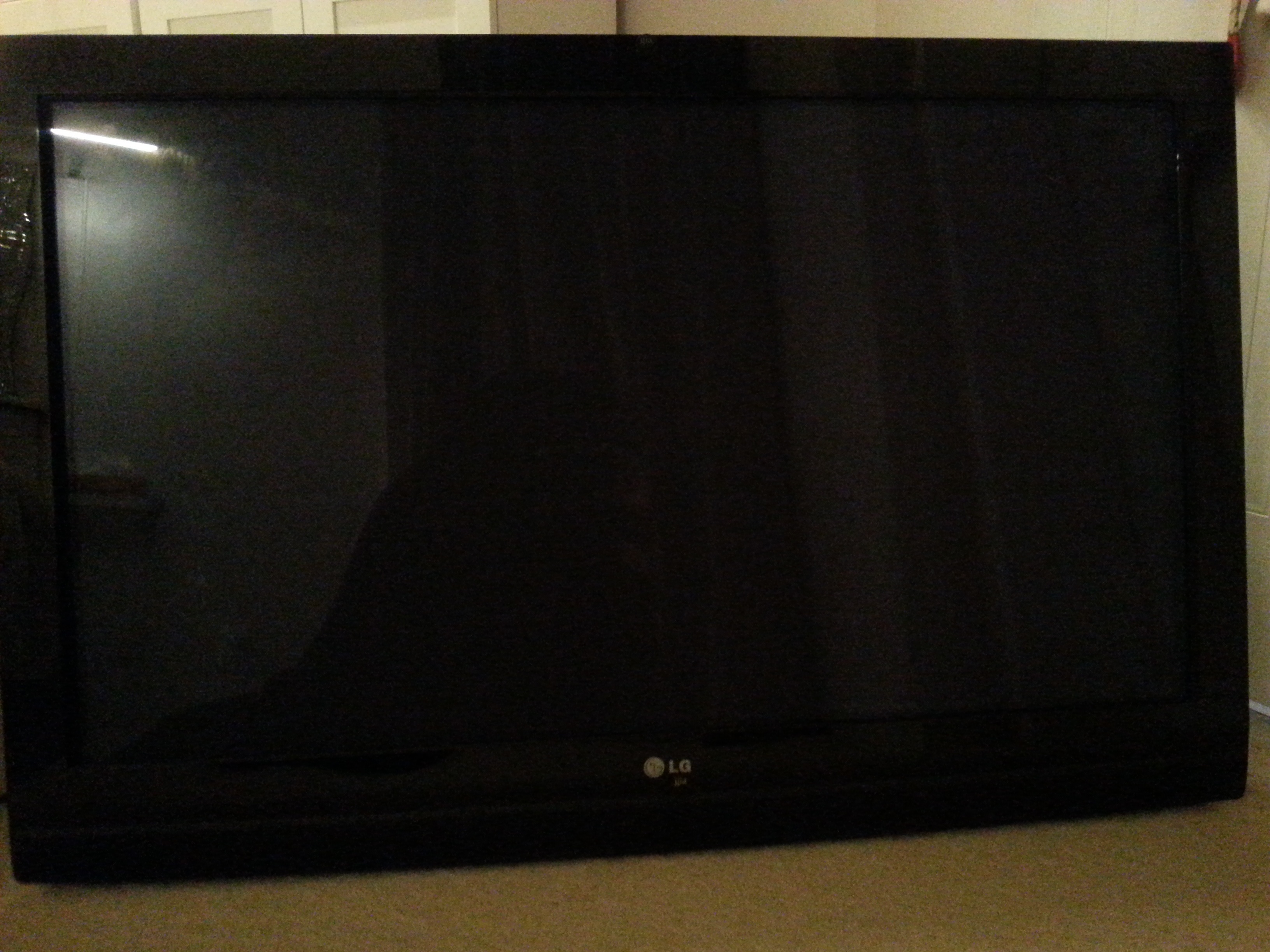 42"W LG PLASMA TV WITH REMOTE