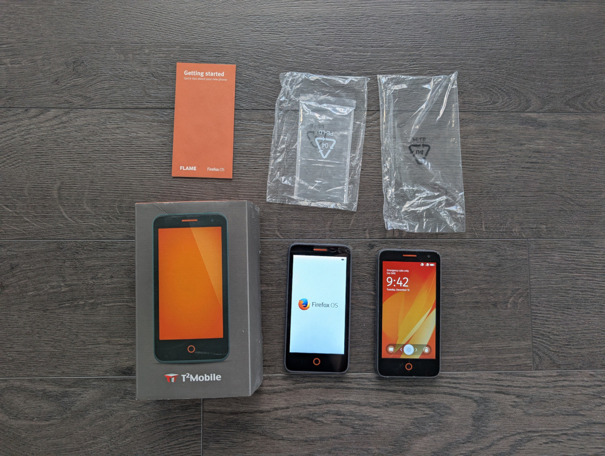 Firefox OS phones x2 (Flame)