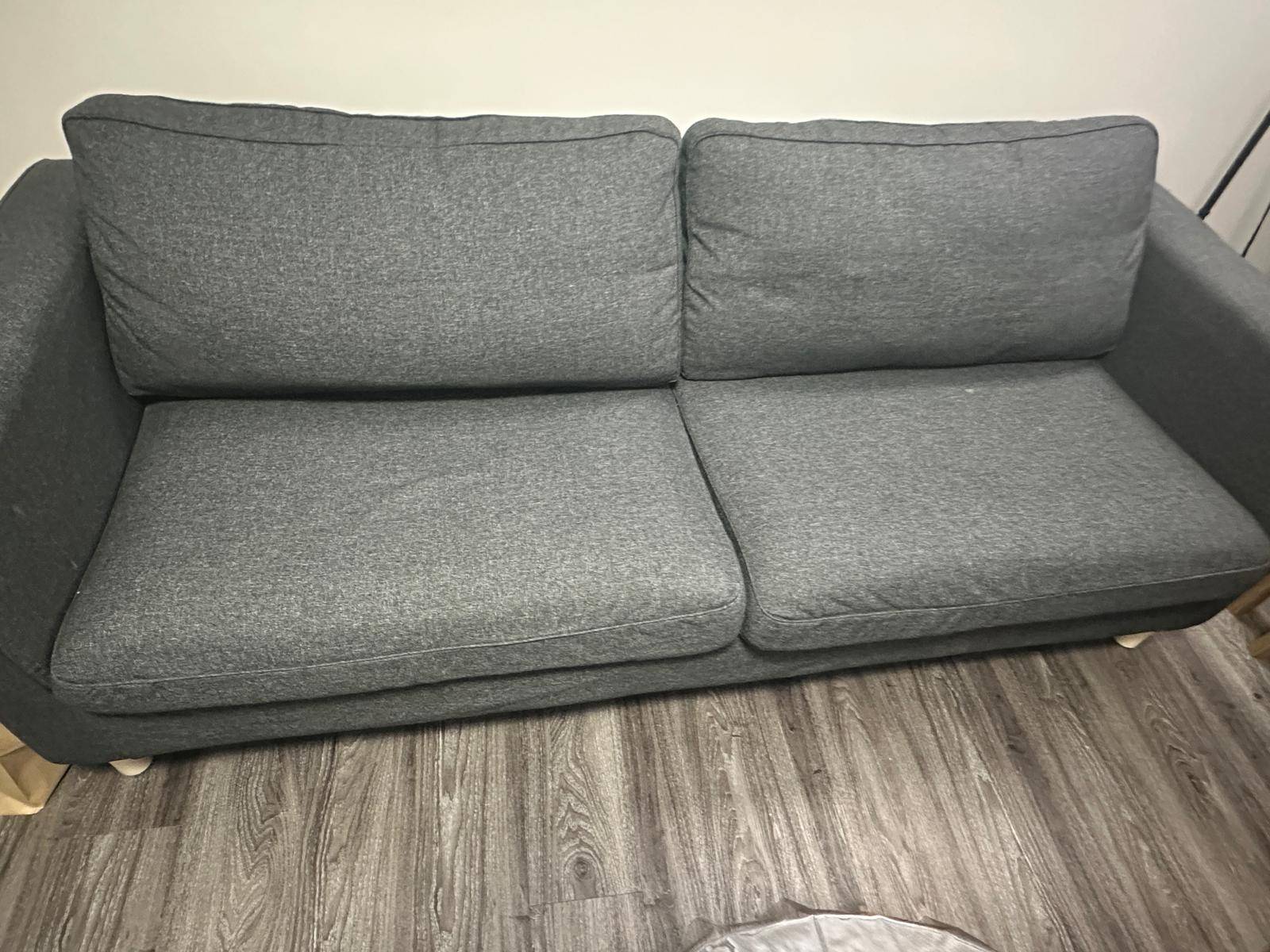 Grey 3-Seater Sofa