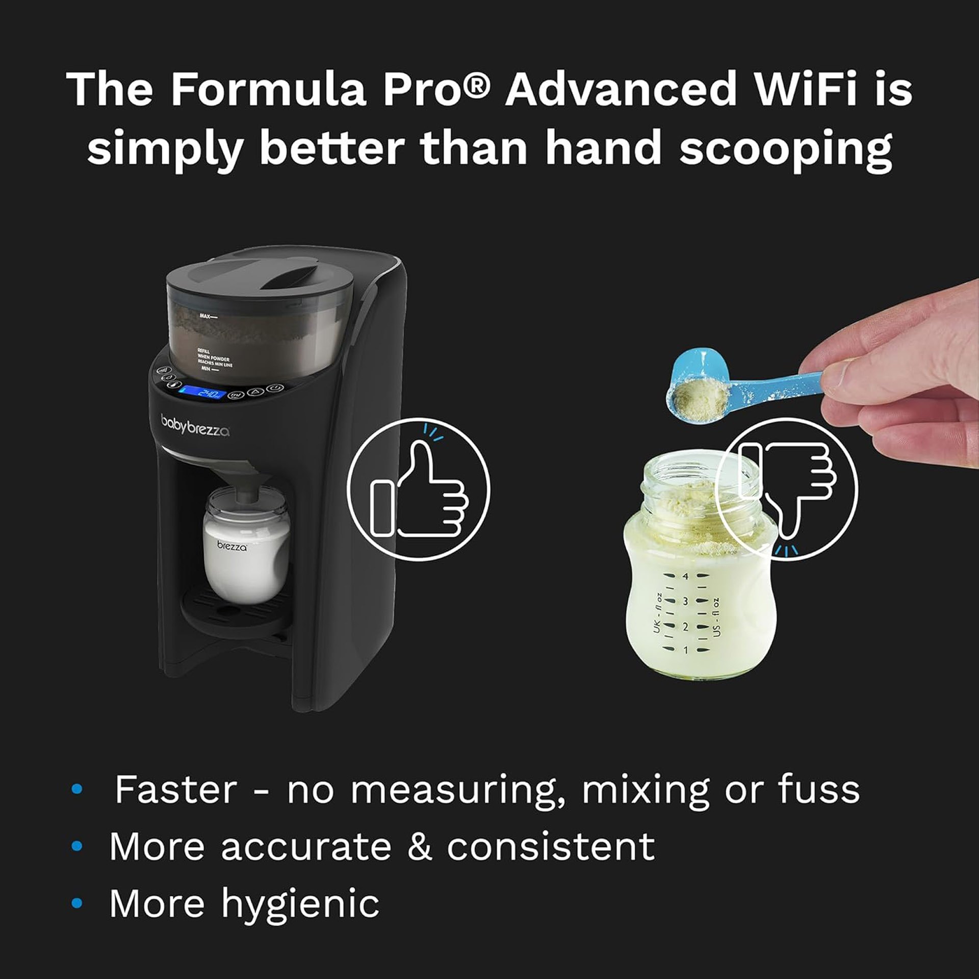Baby Brezza Formula Pro Advanced WiFi - Like New - photo 3