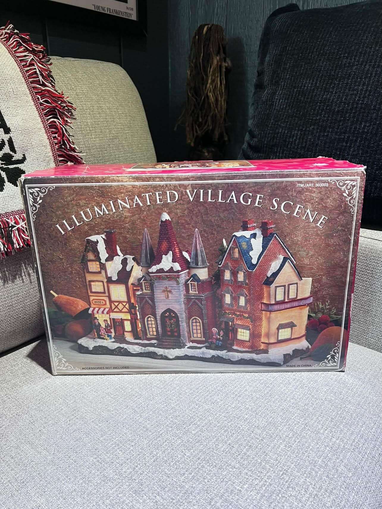 Christmas Illuminated Village Scene Costco Wholesale