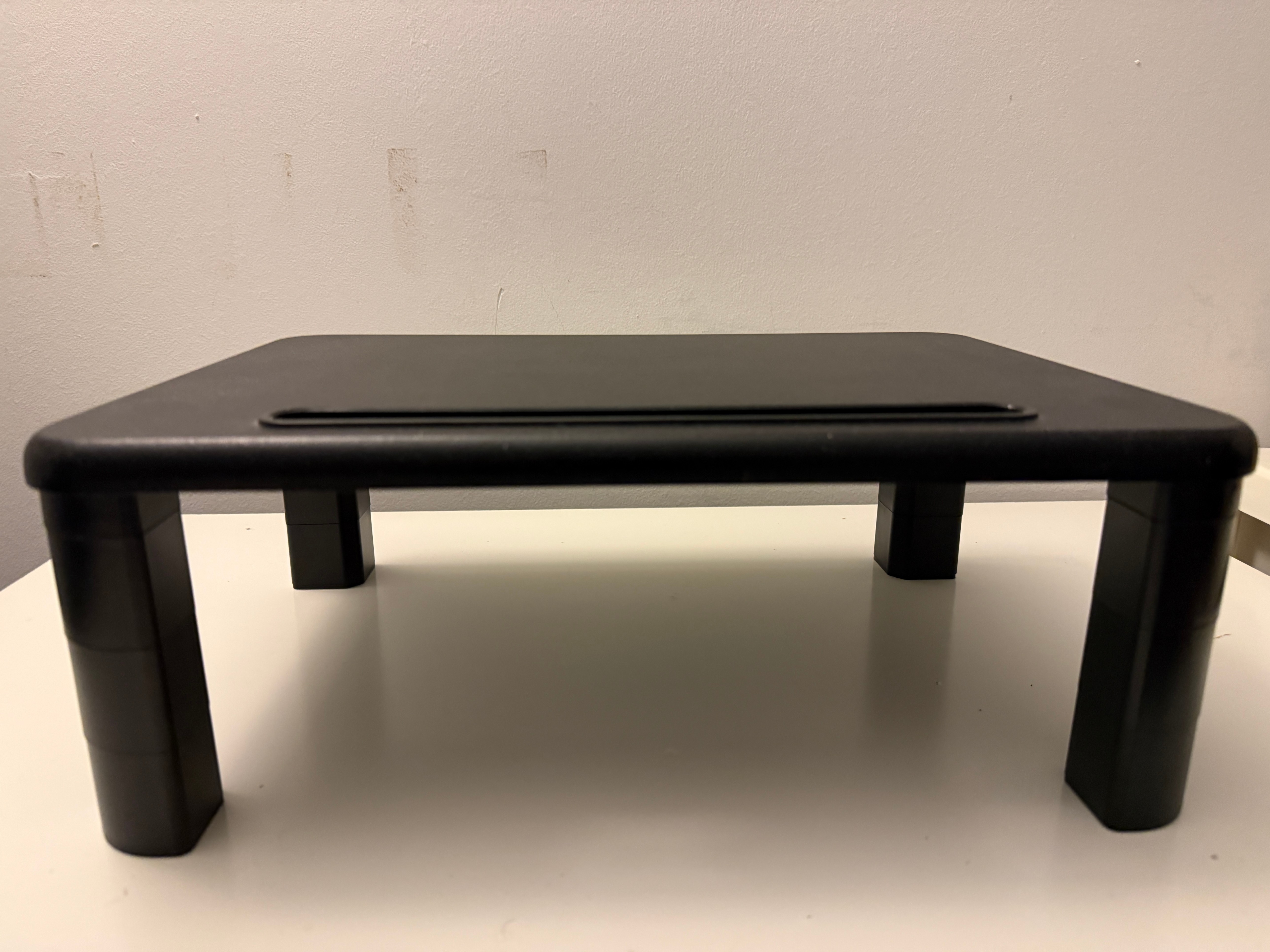 Monitor Riser & Laptop Stand with Device Slot (Black) - photo 2
