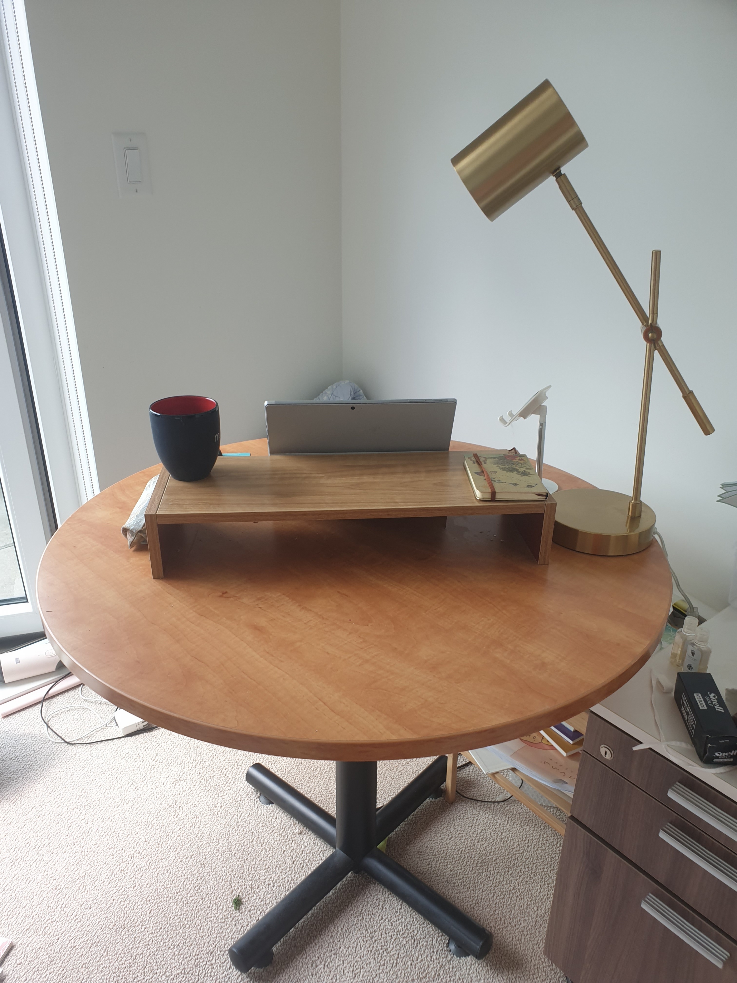 Round Wooden Table – Good Condition - photo 4
