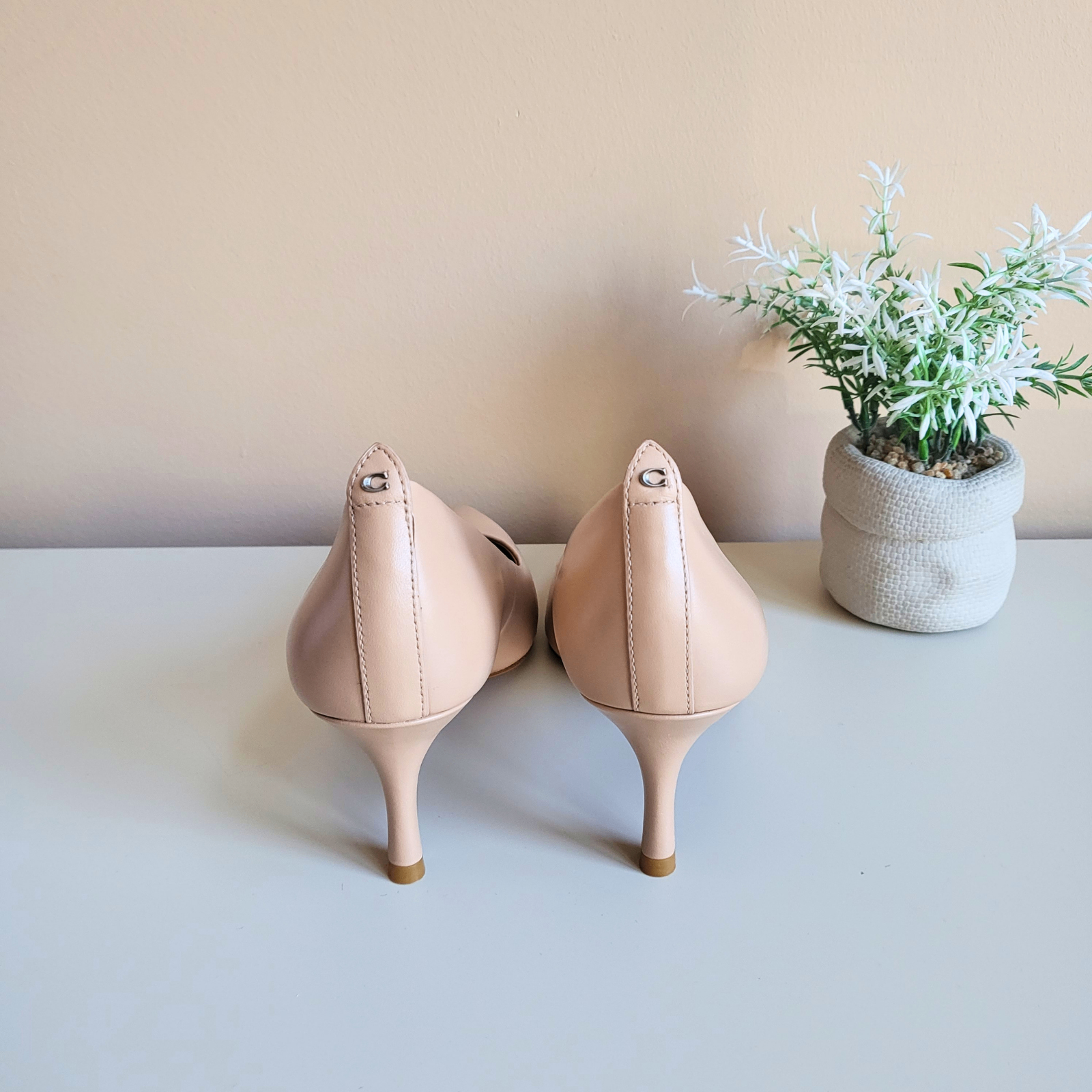 Coach - Waverly 65 Leather Beechwood Pumps - Pre-Loved! 👠 - photo 3