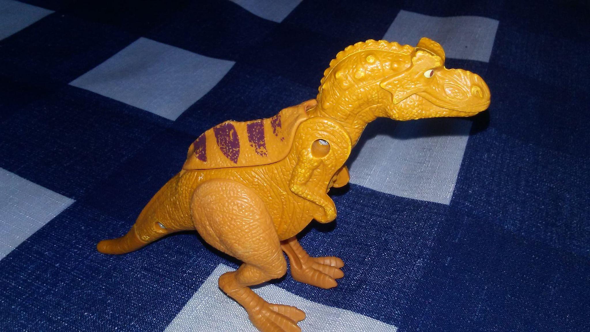 Dinosaur Ice Age Flipping Head Toy - 4 Inches